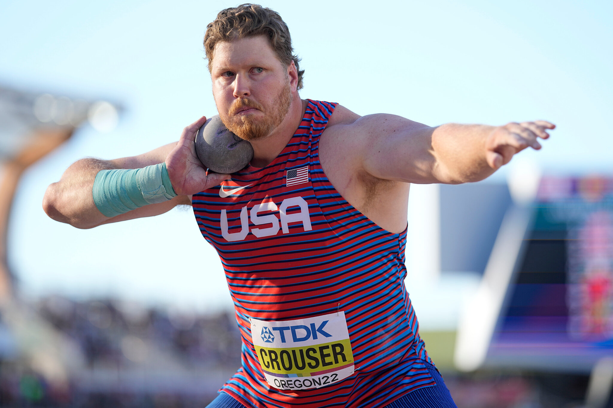 Ryan Crouser, World Championships, Sunday, The New York Times, 2050x1370 HD Desktop