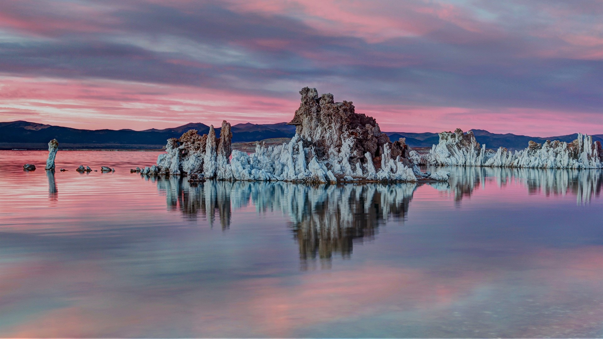 Mono Lake, Sunset, California, 1920x1080 Full HD Desktop