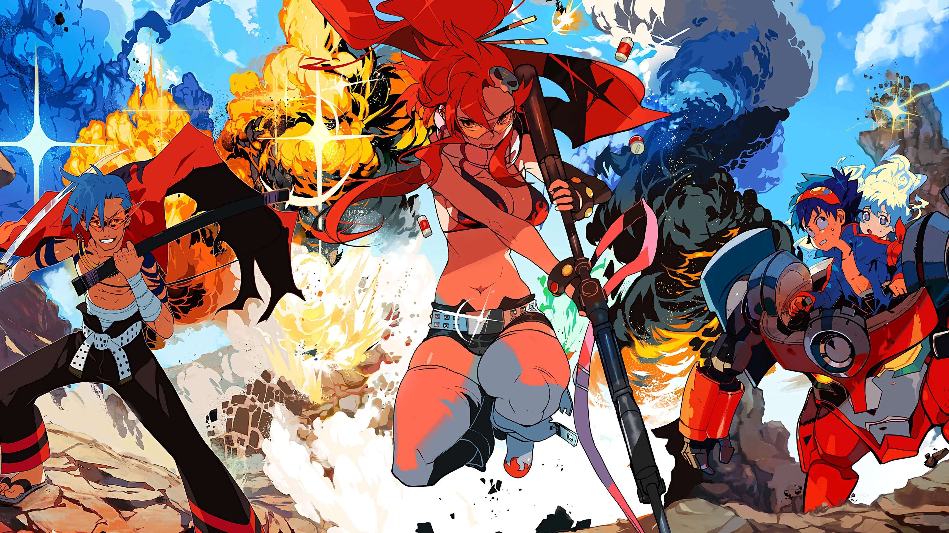 Gurren Lagann 4K wallpapers, Top-quality images, 3840x2160 4K Desktop