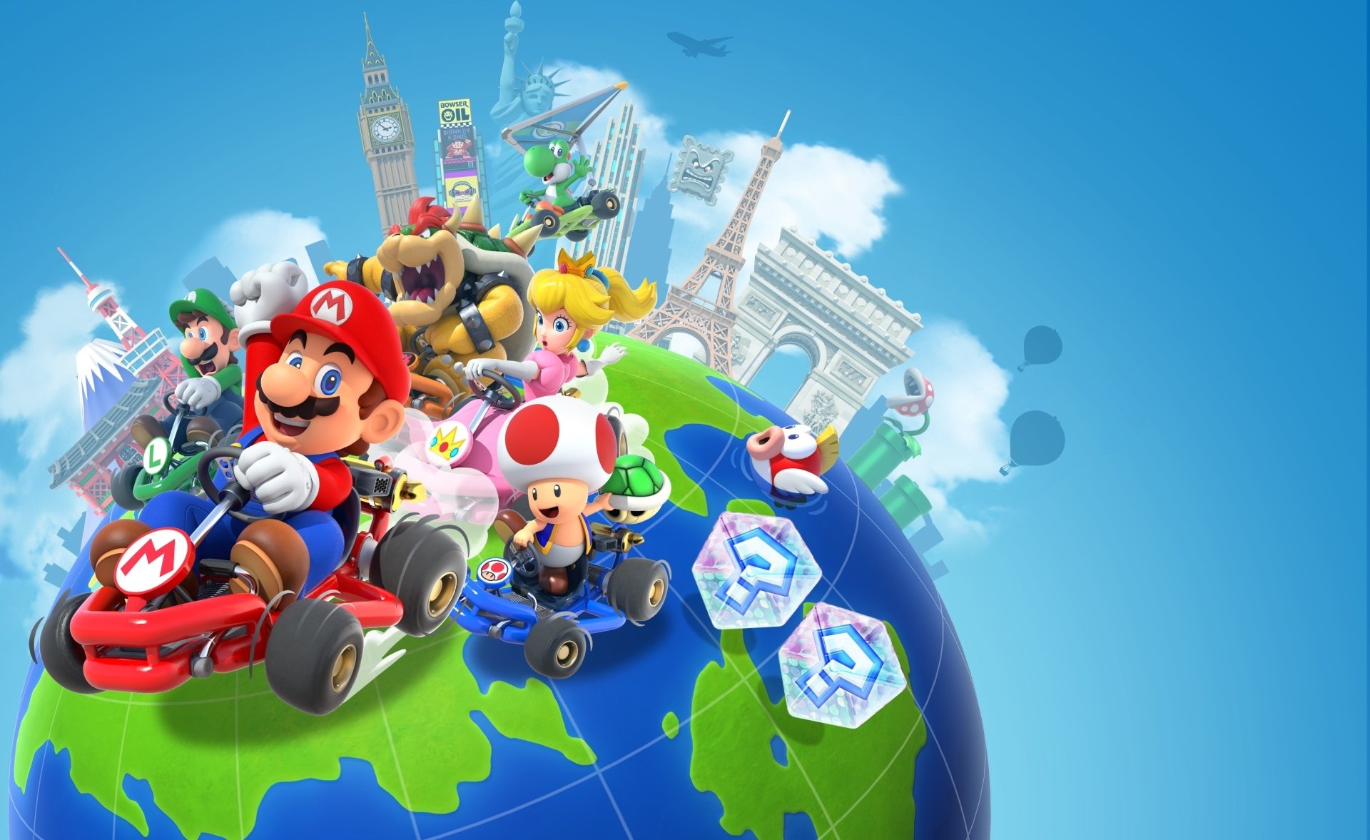 Mario Kart, Exclusive wallpapers, Classic races, Gaming nostalgia, 1920x1180 HD Desktop