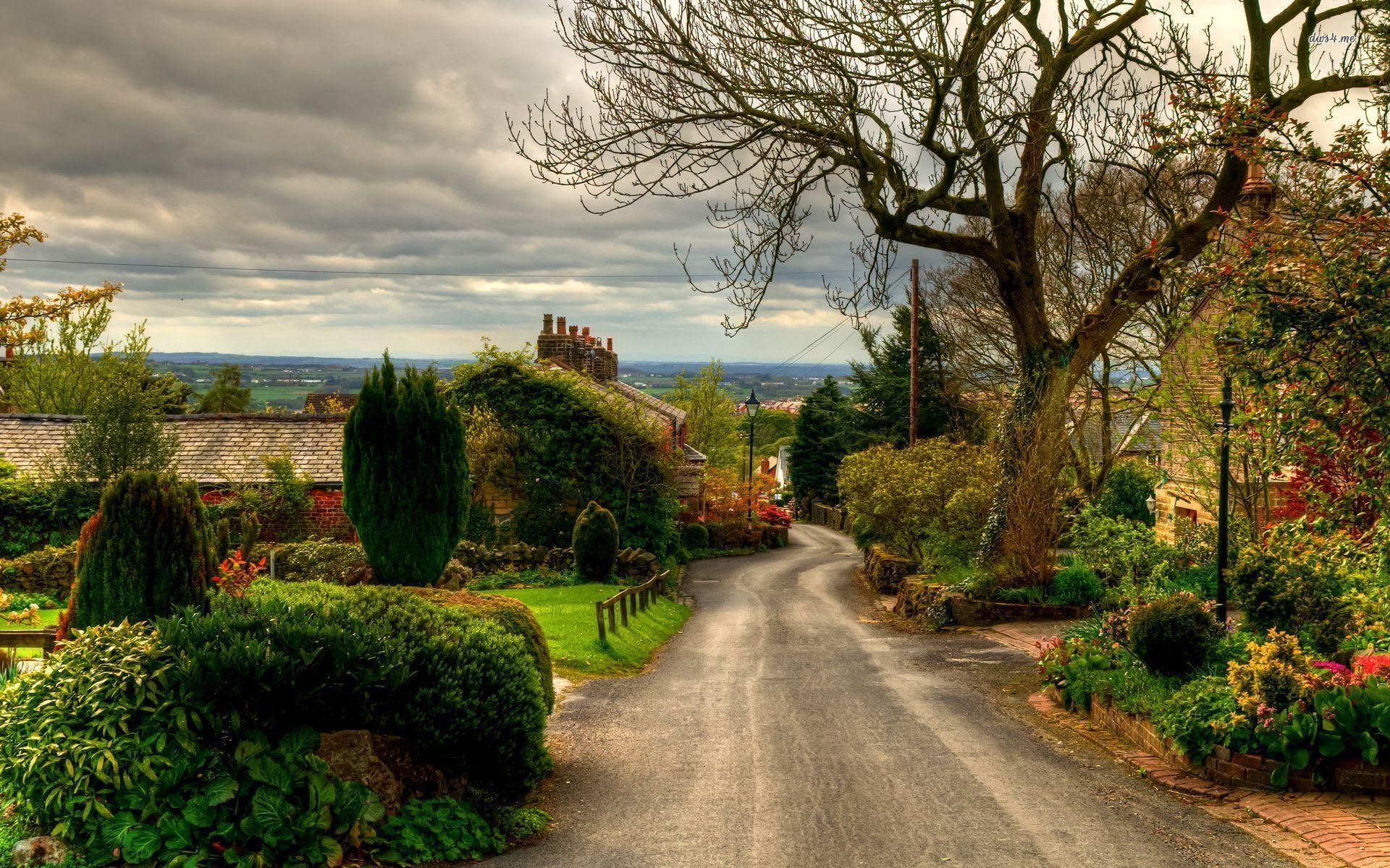 Picturesque village, Rural charm, High definition scenery, Tranquil environment, 1920x1200 HD Desktop