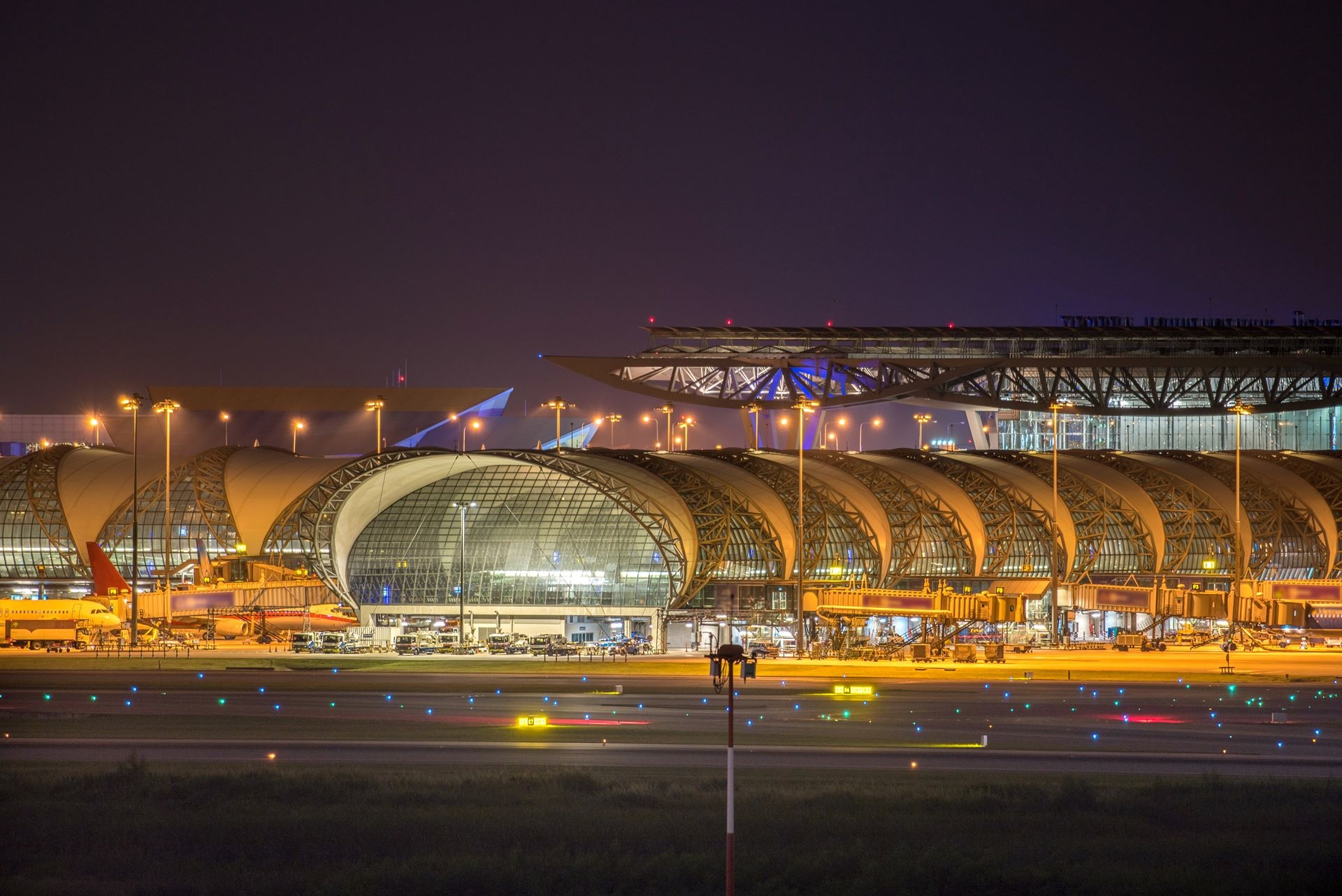 Suvarnabhumi Airport, Transportation services, Unique creations, Innovative designs, 1920x1290 HD Desktop