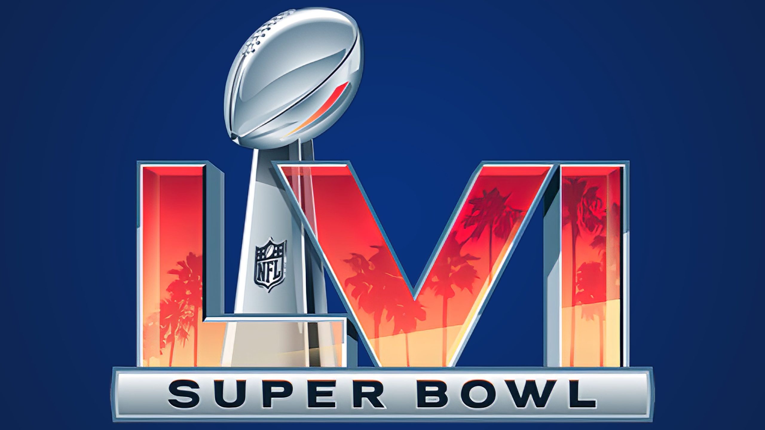 Super Bowl LVI Logo, Super Bowl LVI Wallpaper, 2560x1440 HD Desktop