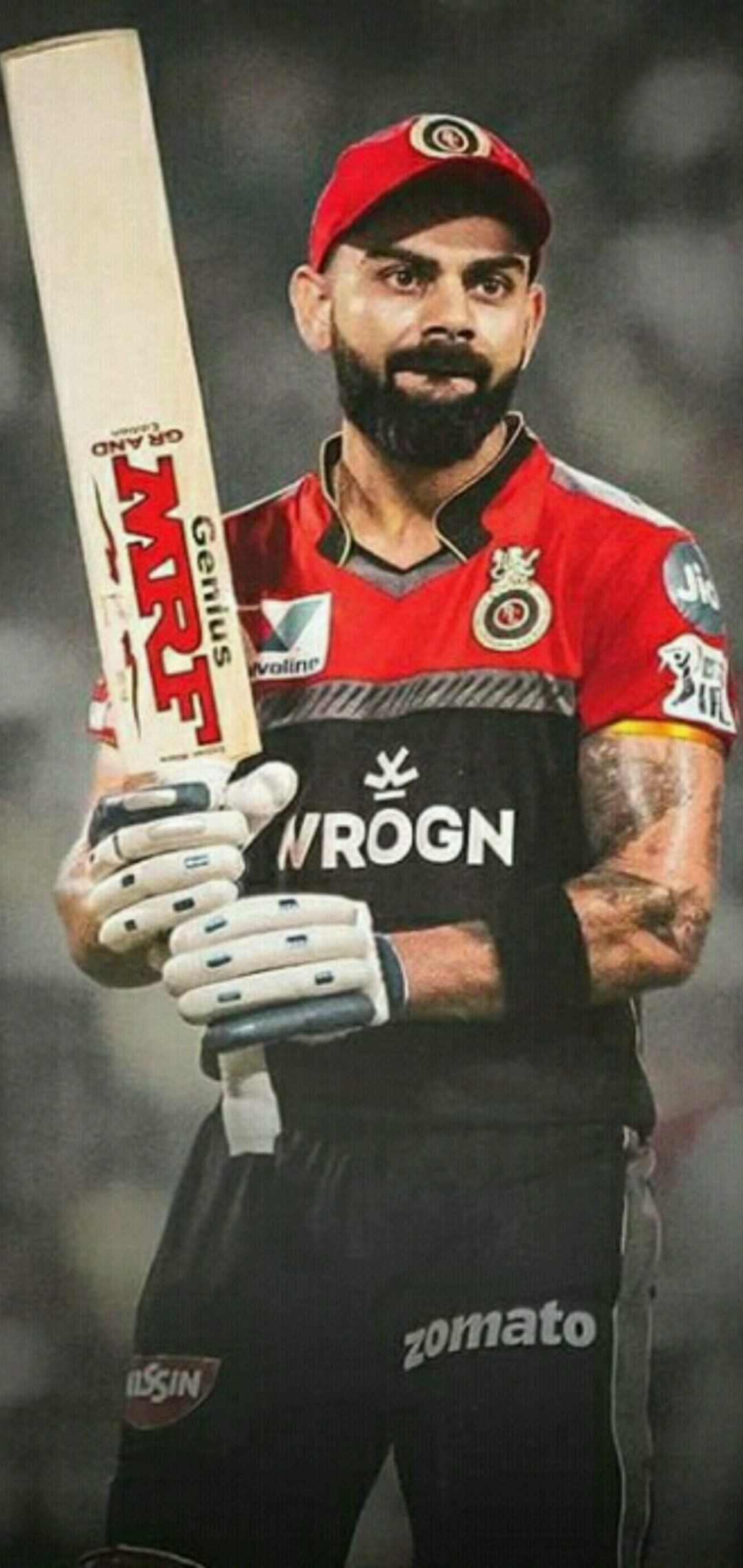 Virat Kohli, Celeb icon, Cricket superstar, Phenomenal talent, 1080x2280 HD Phone