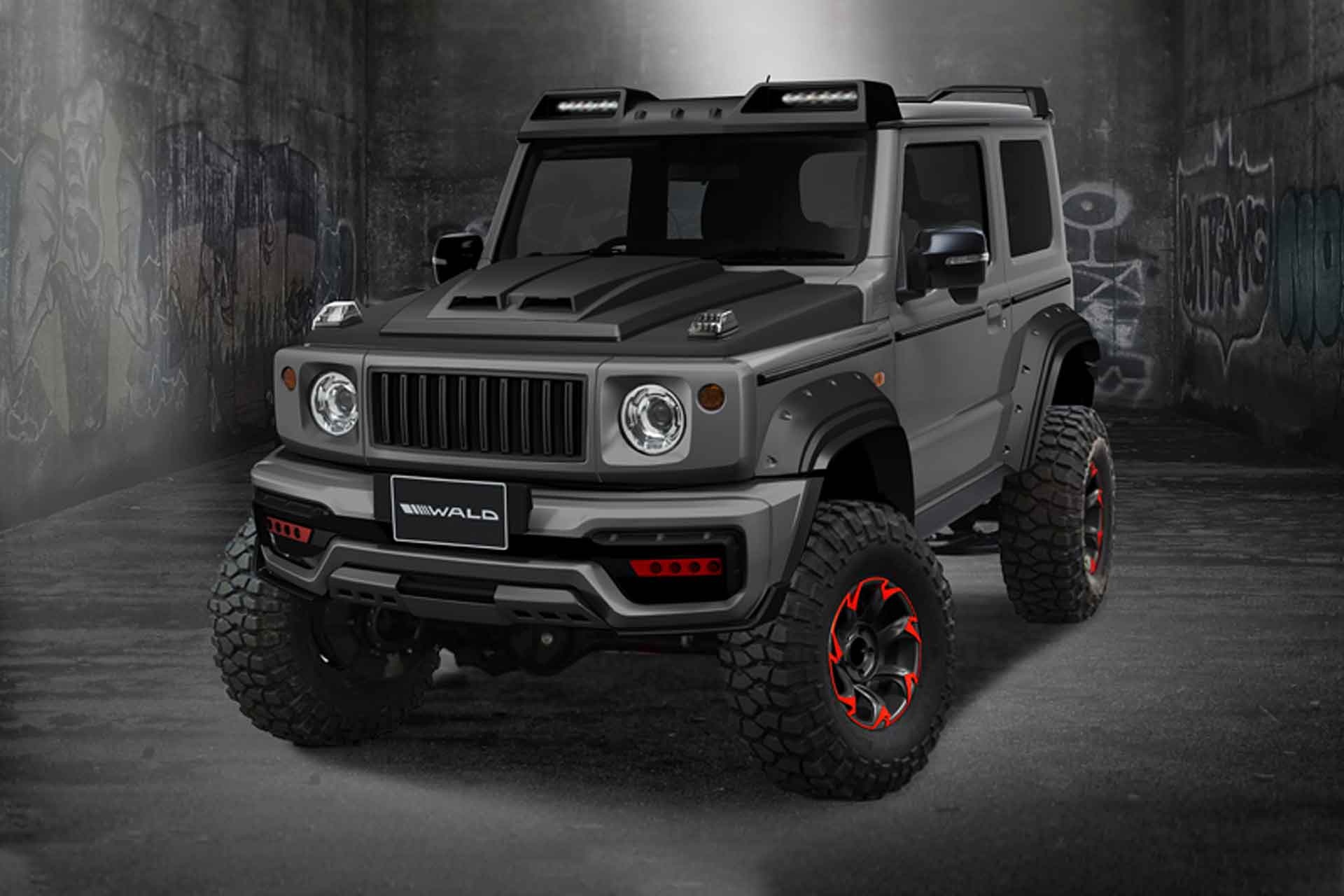 Suzuki Jimny, Wald Black Bison edition, SUV modification, Bold and stylish, 1920x1280 HD Desktop