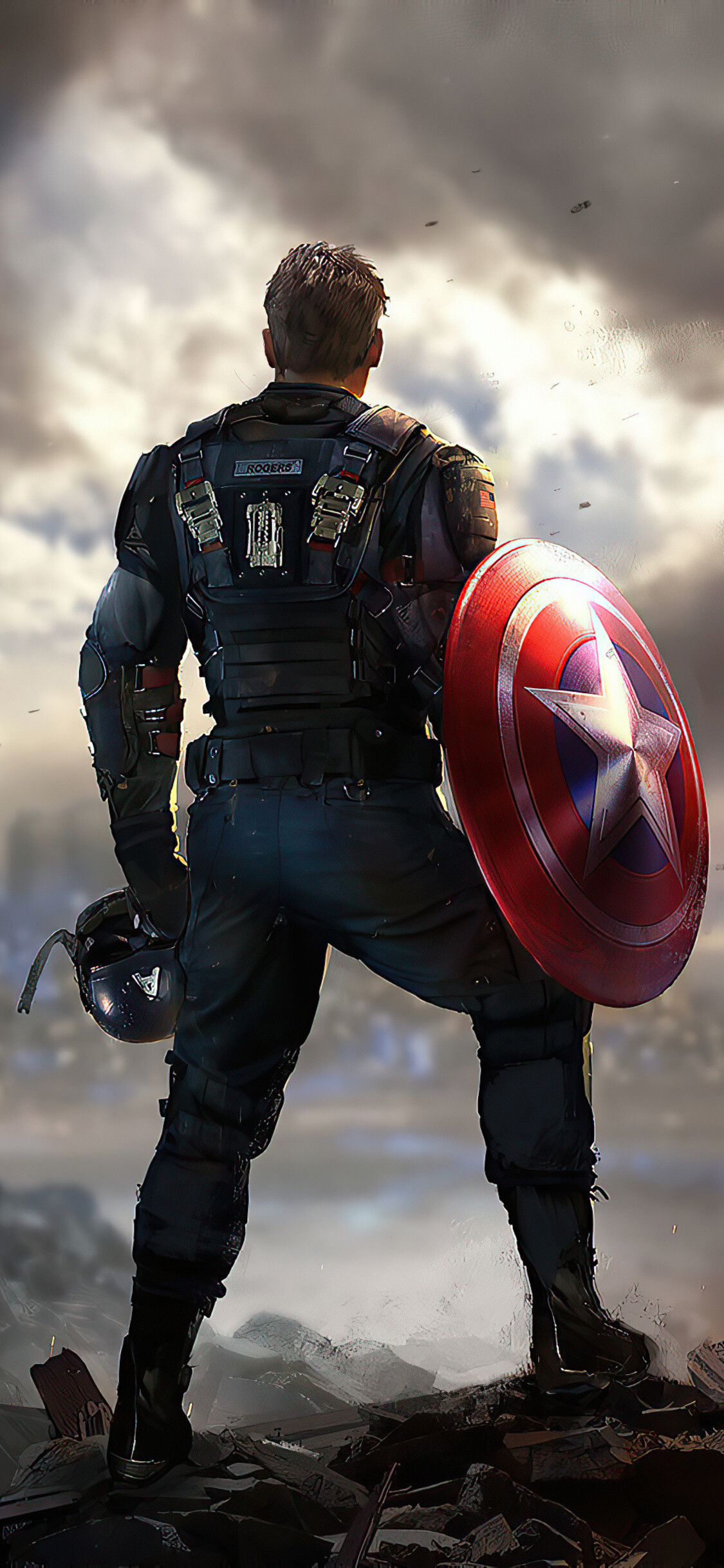 Captain America, Avengers, iPhone XS, HD, 1130x2440 HD Phone