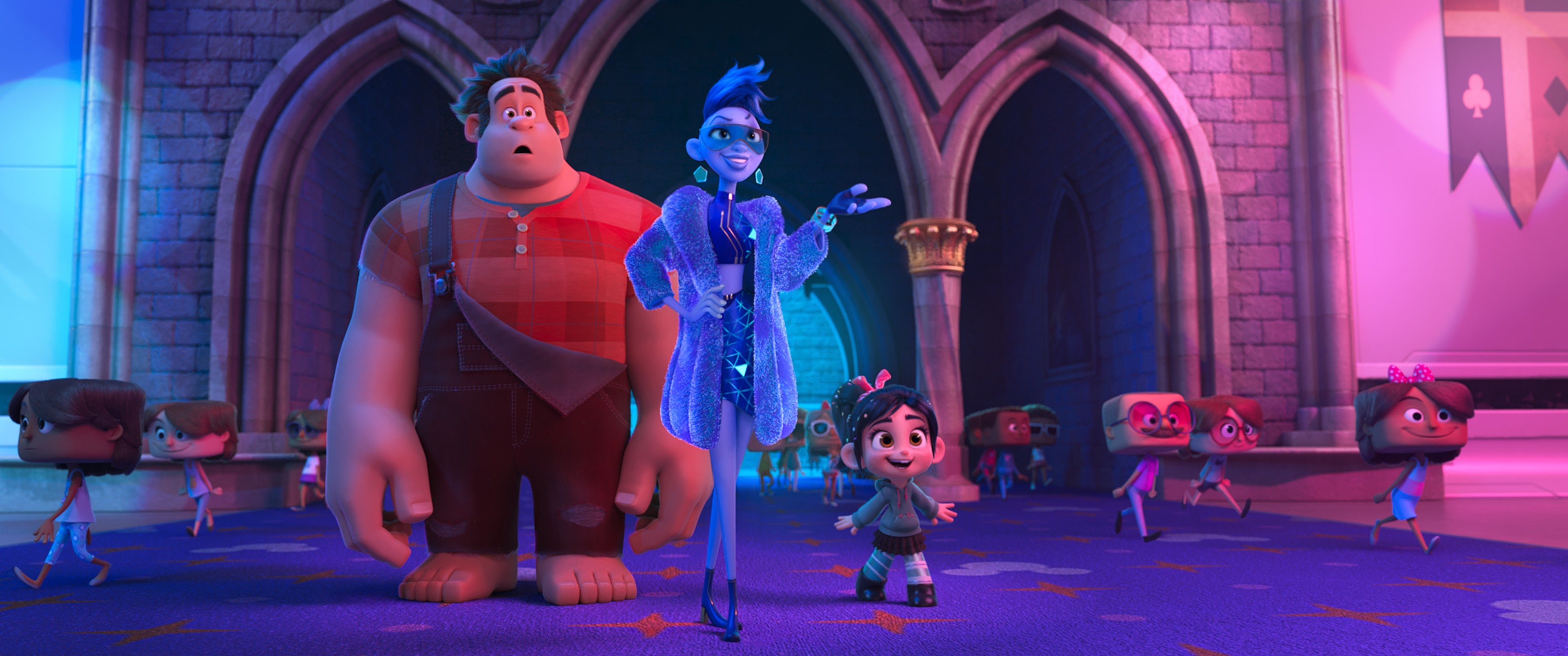 Ralph Breaks the Internet, Production team, City design, South China Morning Post, 3840x1610 Dual Screen Desktop