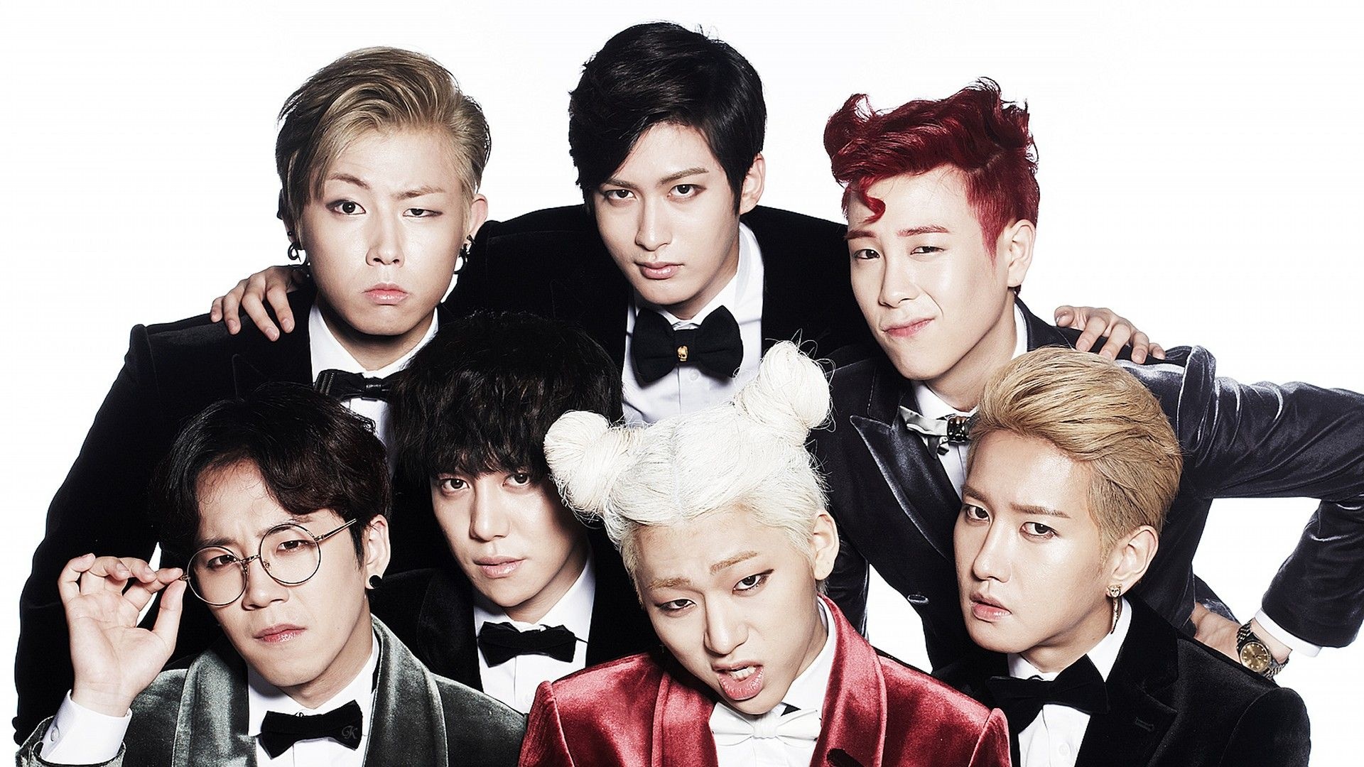 Block B, K-pop band, Eye-catching desktop wallpaper, Diverse member lineup, 1920x1080 Full HD Desktop