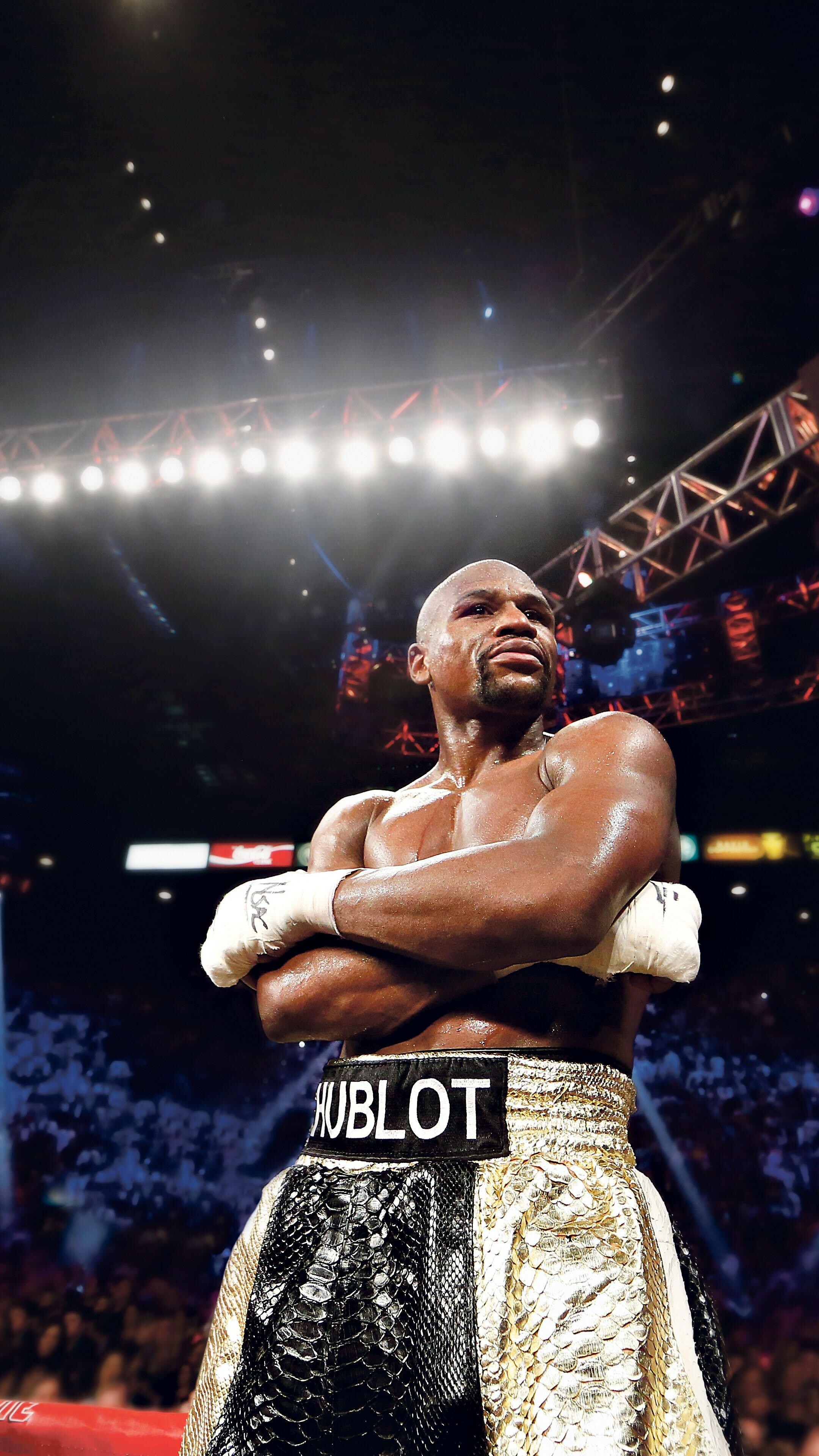 Boxing sport, Floyd Mayweather, Powerful punches, Athletic competition, 2160x3840 4K Phone