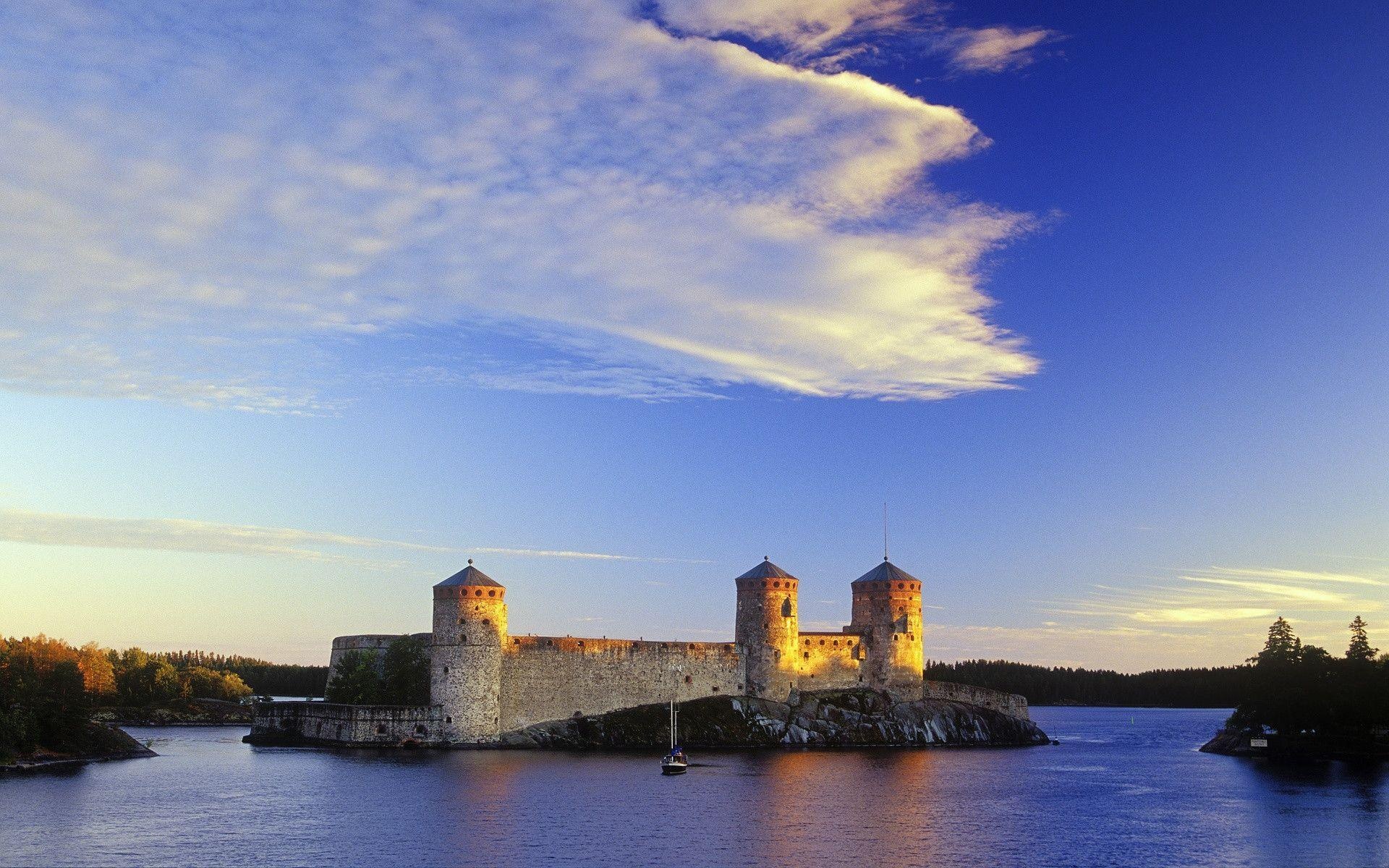 St. Olaf's Castle, Finland Wallpaper, 1920x1200 HD Desktop