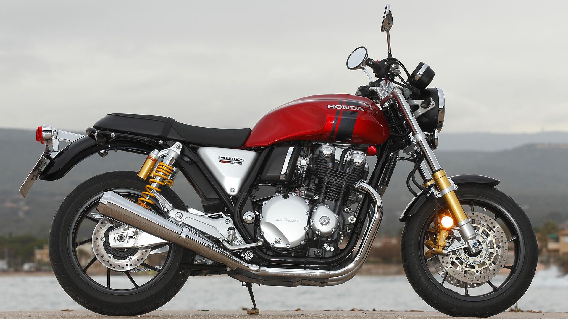 Honda CB1100, Retro-styled motorcycle, CB series, Honda manufacturer, 1920x1080 Full HD Desktop