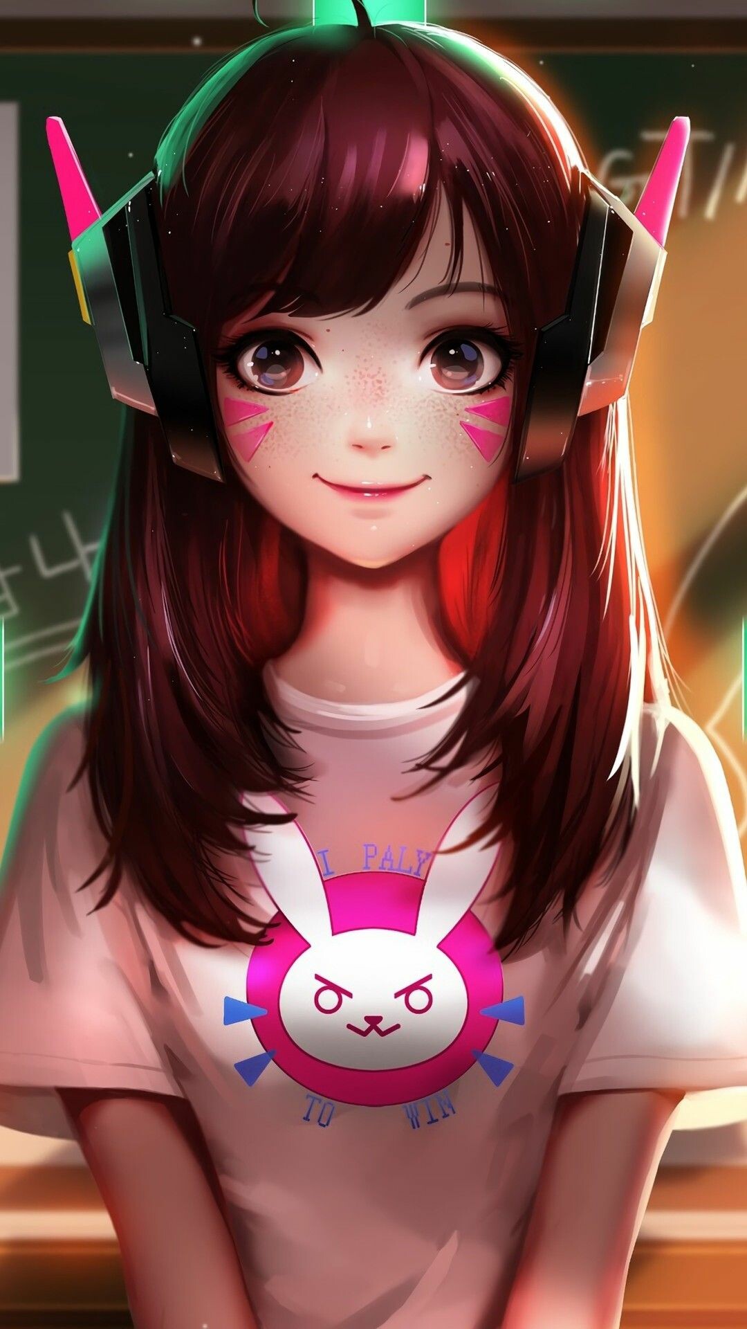 Cute D. Va Overwatch wallpaper, Free HD wallpapers, 1080x1920 Full HD Phone