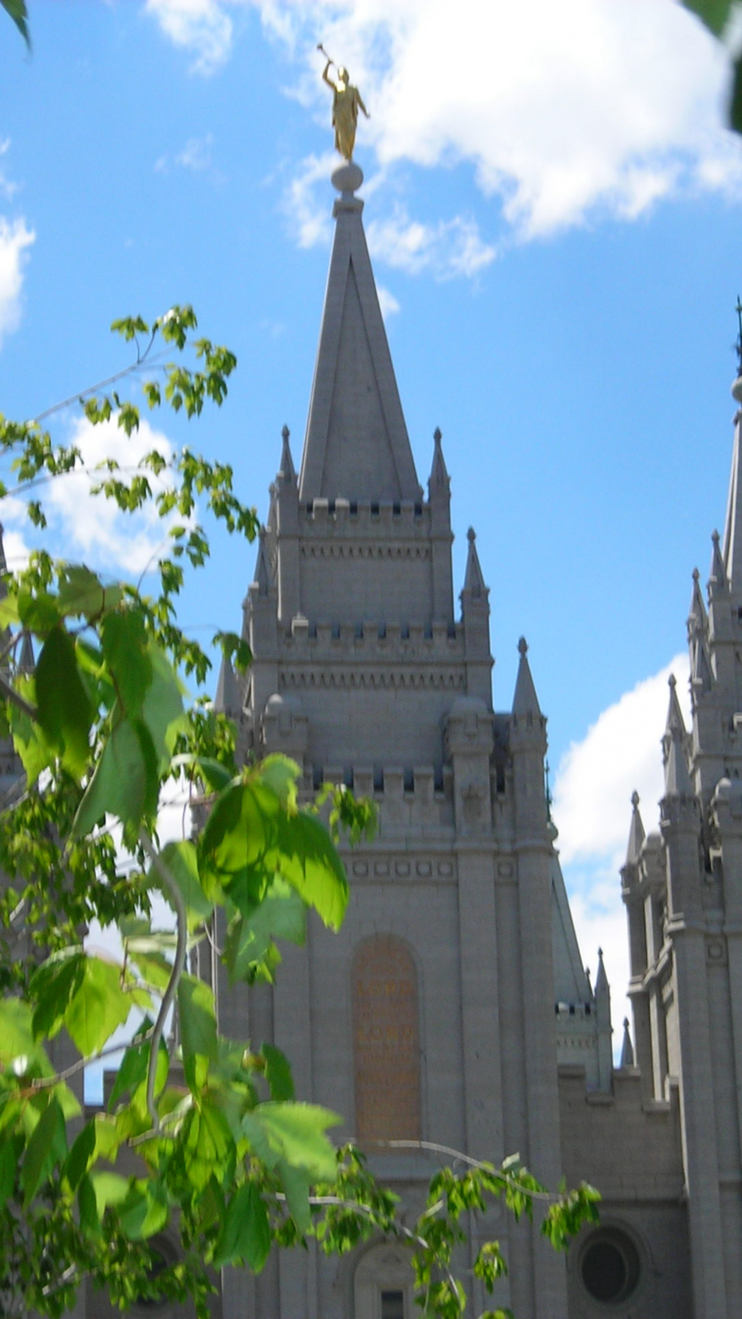 Salt Lake Temple, Travel, HD wallpapers, Salt Lake City, 1080x1920 Full HD Phone