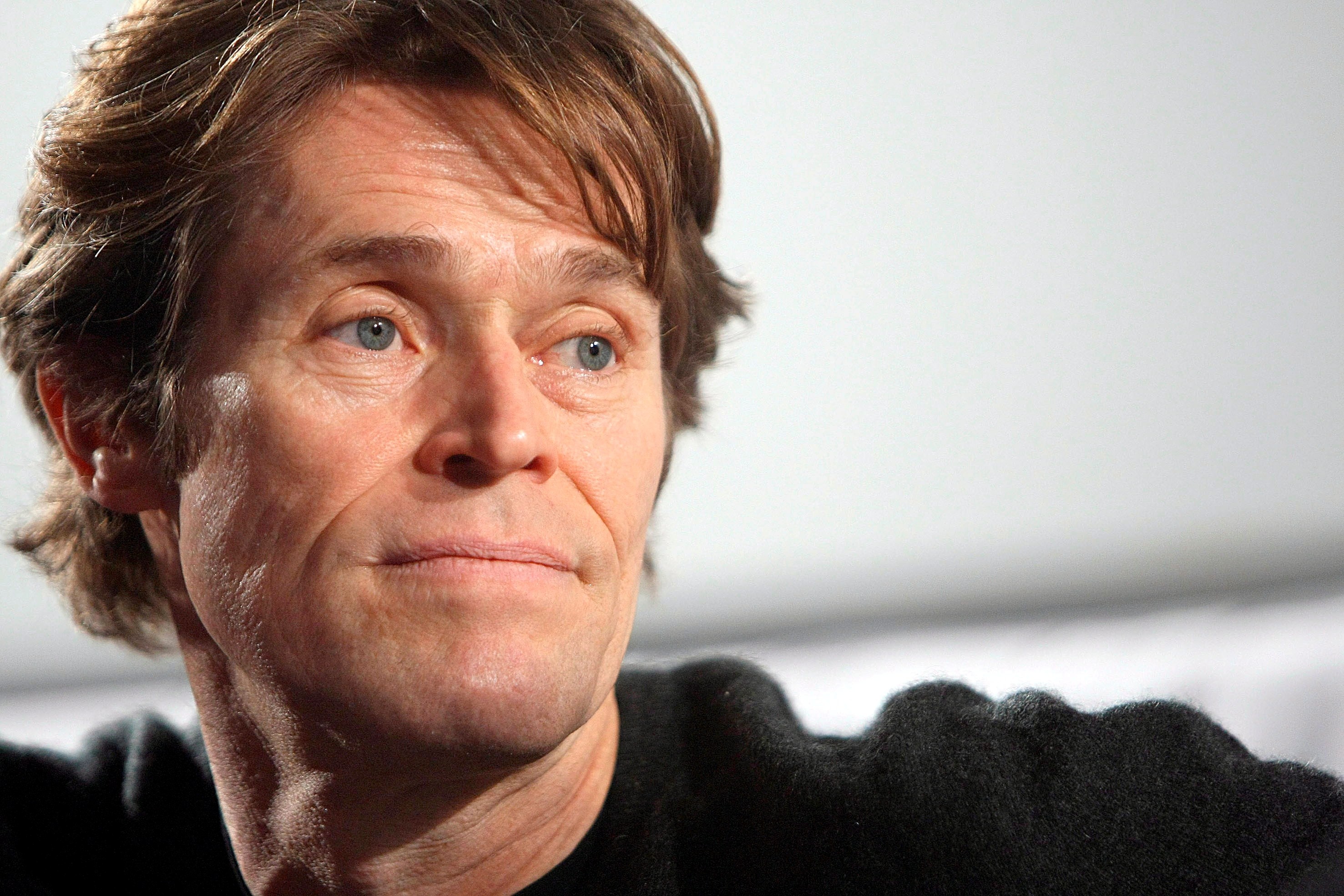 Willem Dafoe, Face HD wallpaper, Actor portraits, Black and white, 2960x1970 HD Desktop