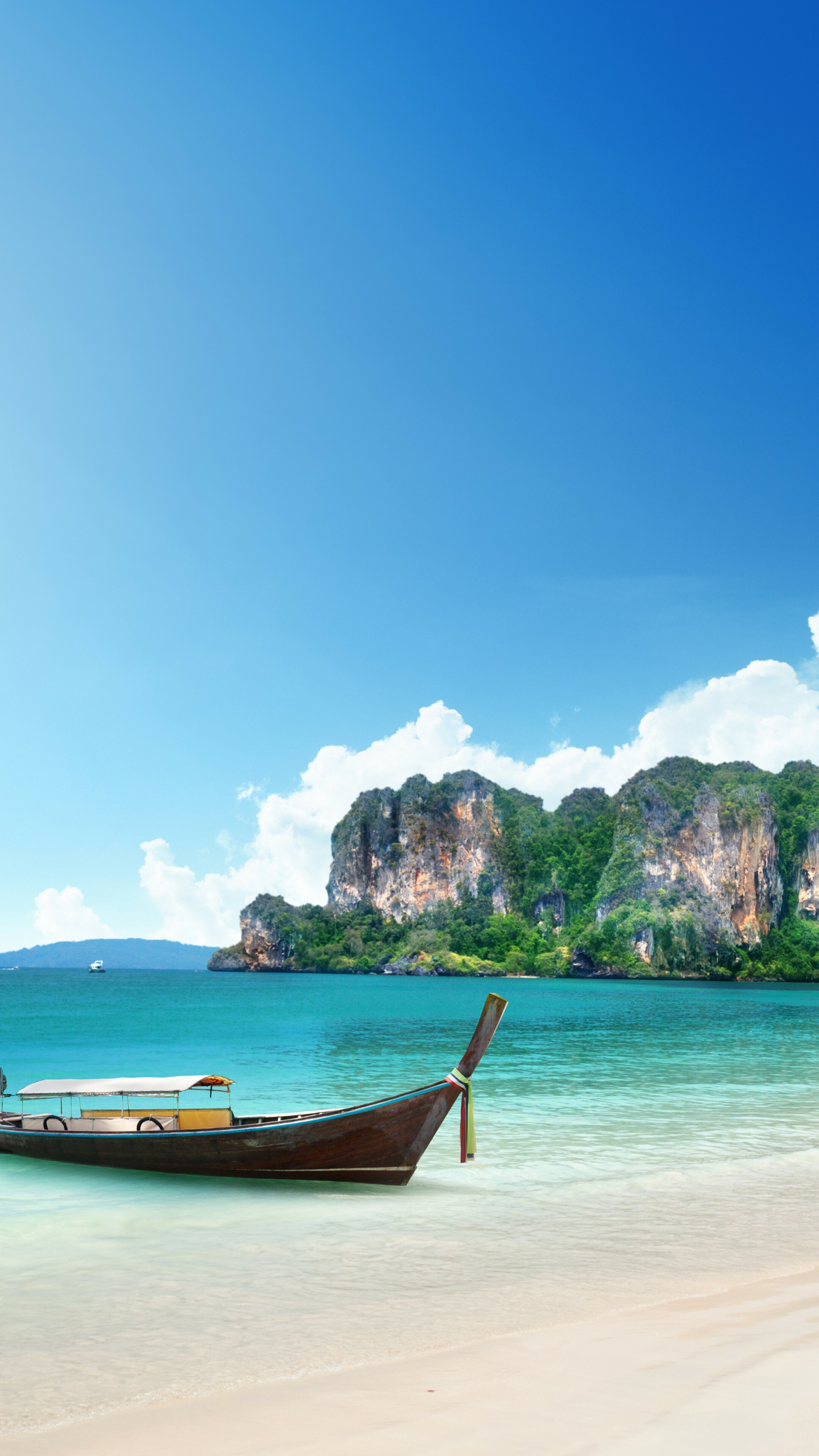 Thailand's beauty, Coastal serenity, Idyllic beach, Nature's masterpiece, 2160x3840 4K Phone