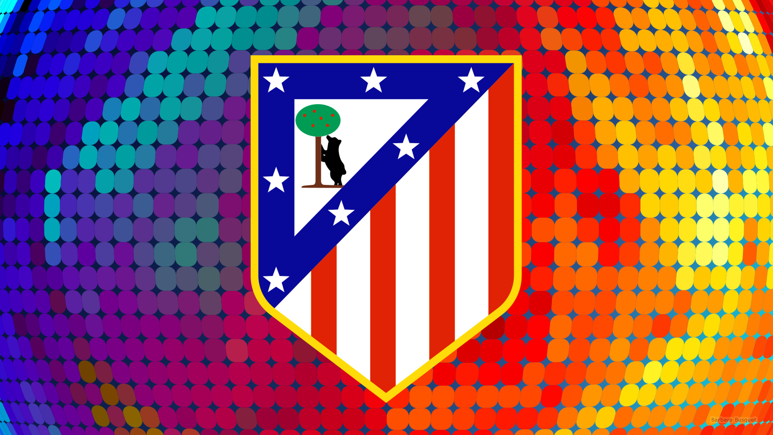 Atletico Madrid, HD wallpaper, Madrid skyline, Famous sports team, 2560x1440 HD Desktop