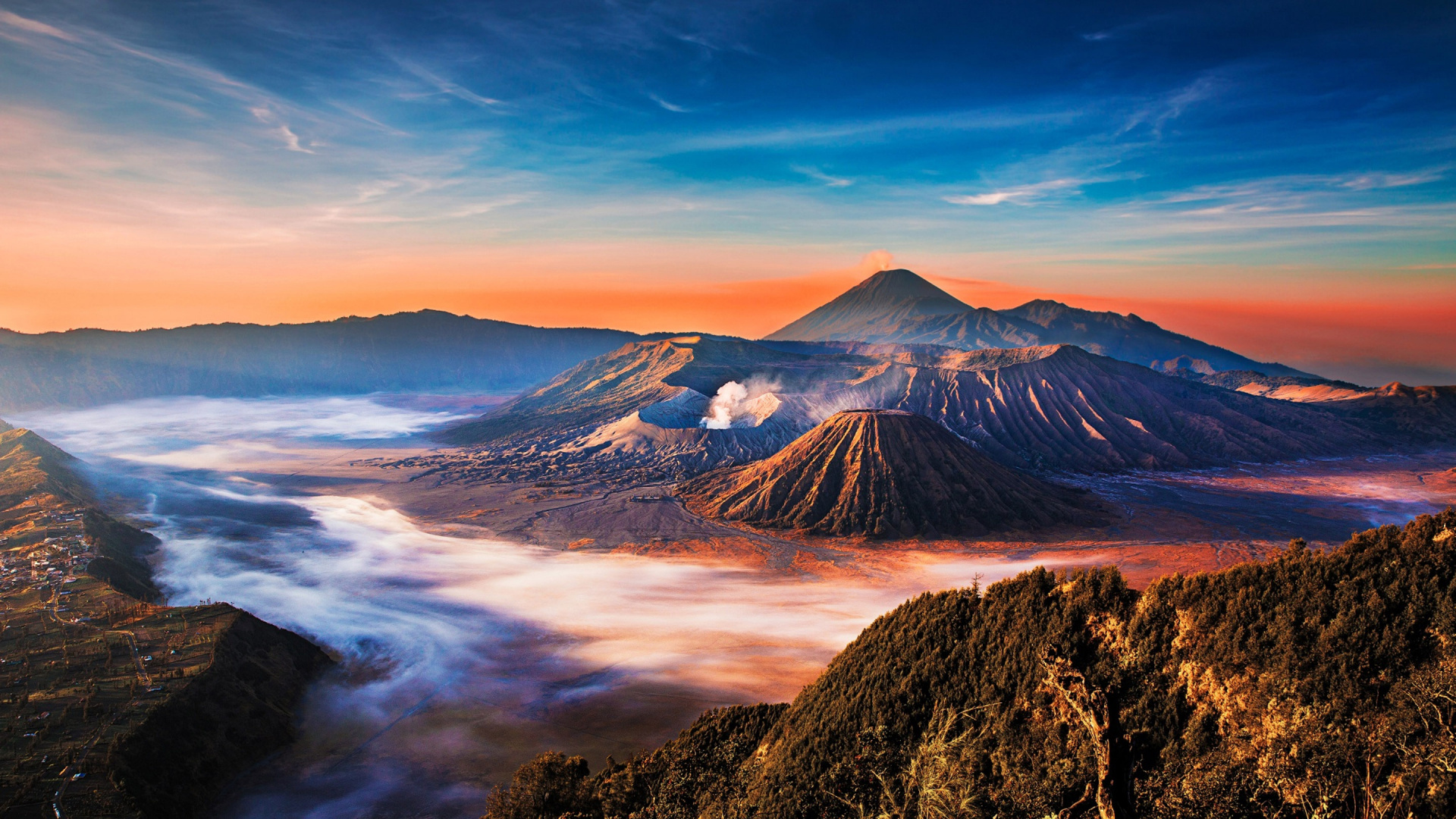 Mountain Bromo's allure, Desktop wallpapers, HD quality, Visual delight, 1920x1080 Full HD Desktop