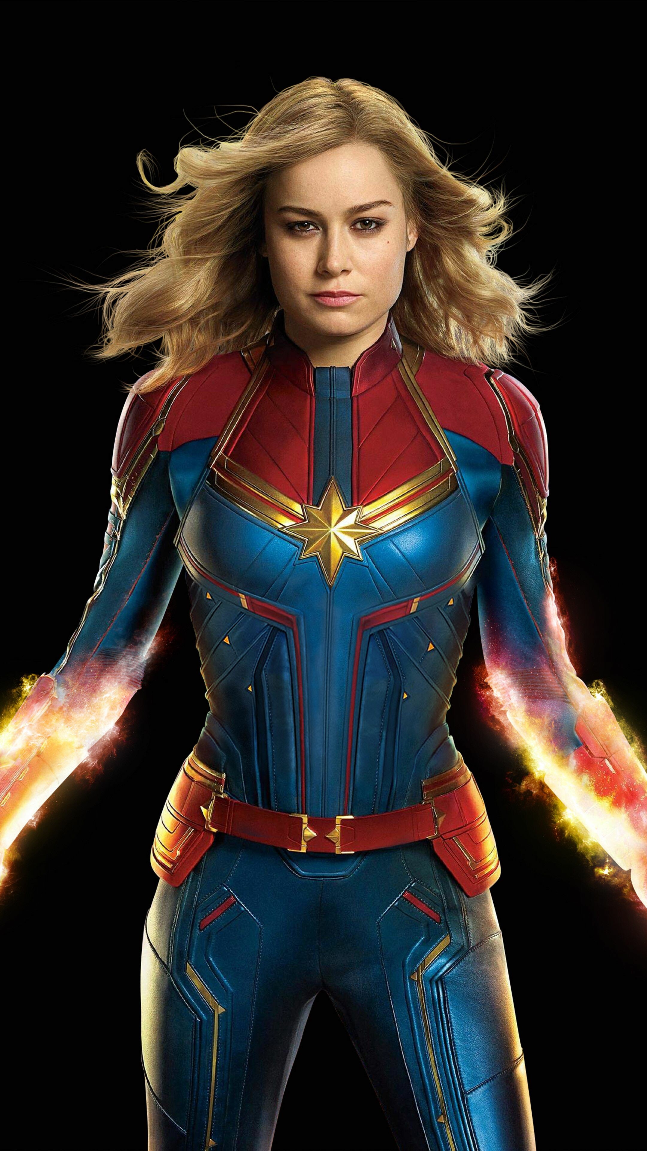 Captain Marvel, Marvel Girls Wallpaper, 2160x3840 4K Phone