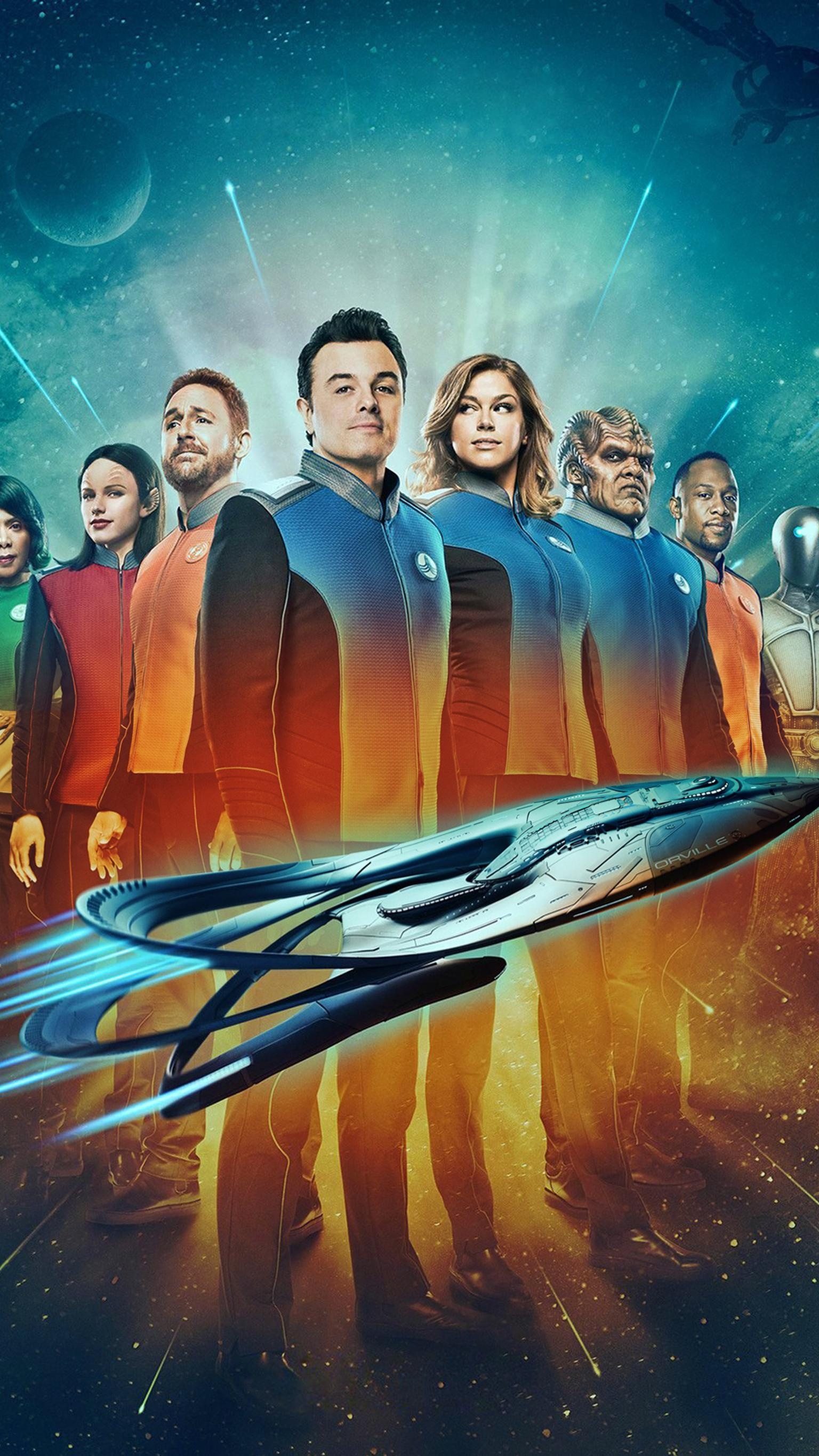 The Orville, Samantha Walker, Creative wallpapers, TV series, 1540x2740 HD Phone