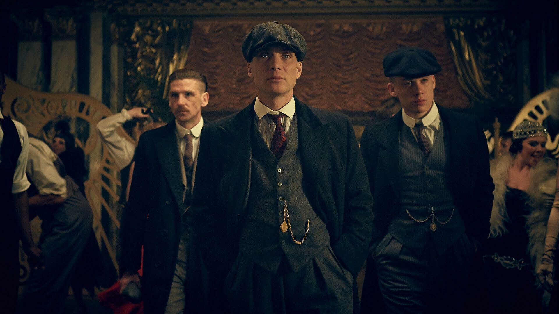 Peaky Blinders, Stylish period drama, Gang warfare, Powerful characters, 1920x1080 Full HD Desktop