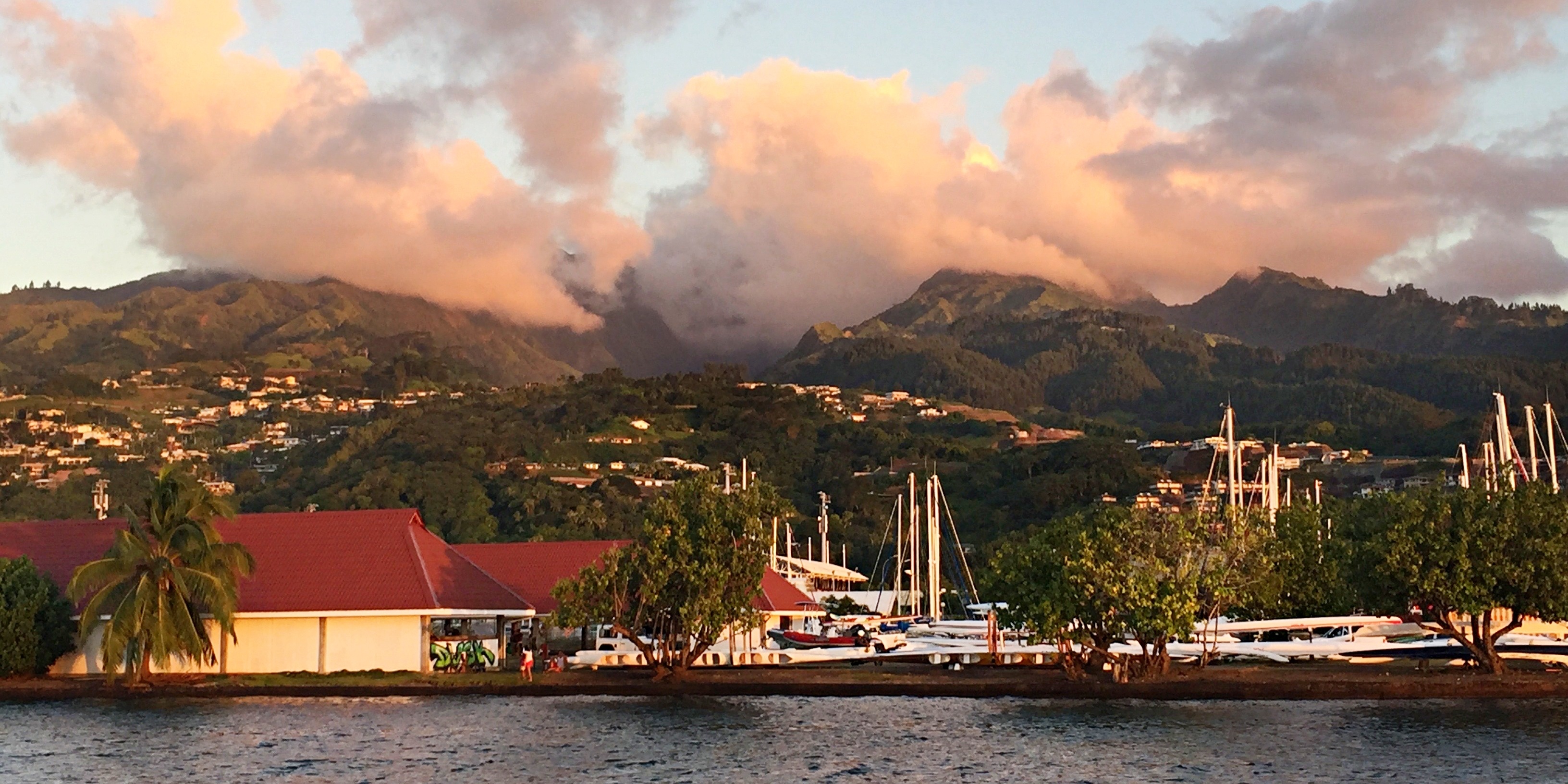 Papeete, Island of plenty, Dazzlerswatch, 3270x1640 Dual Screen Desktop