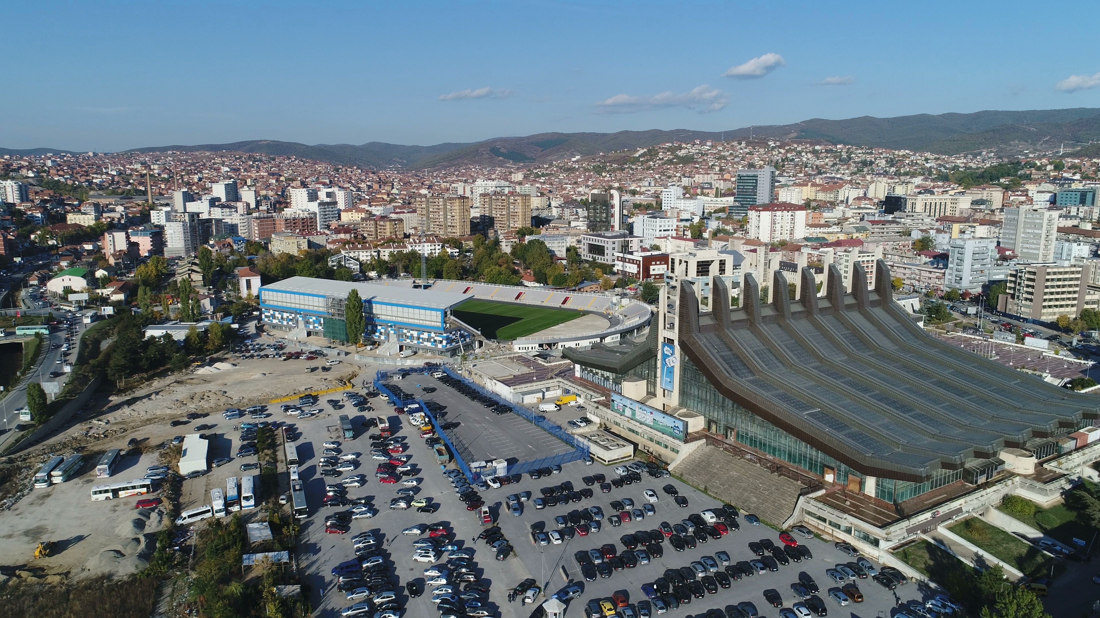 Pristina travels, Sports center shopping mall, Pristina Kosovo stock, Video, 3840x2160 4K Desktop