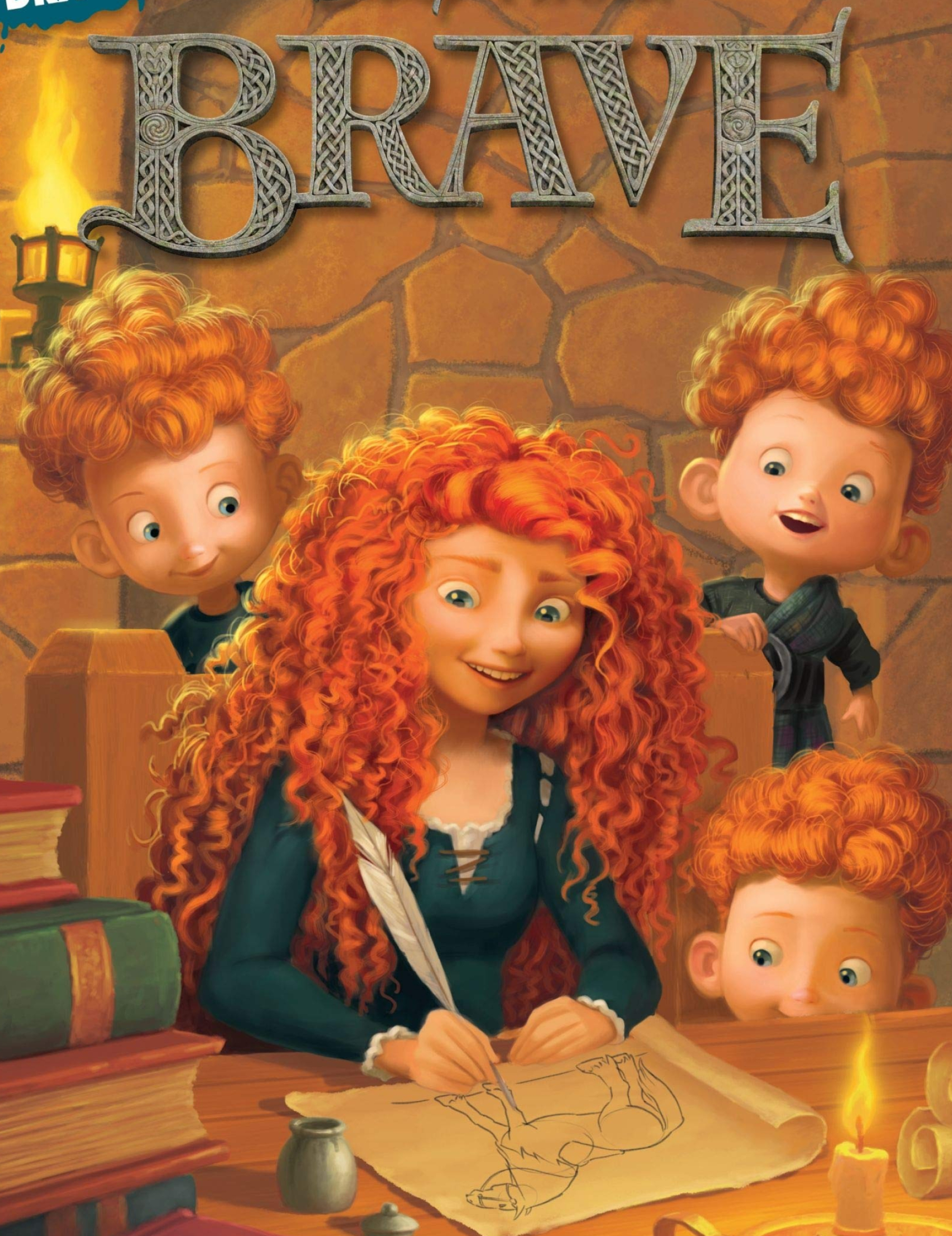 Harris, Hubert, and Hamish, Princess Merida (Brave) Wallpaper, 1980x2560 HD Phone