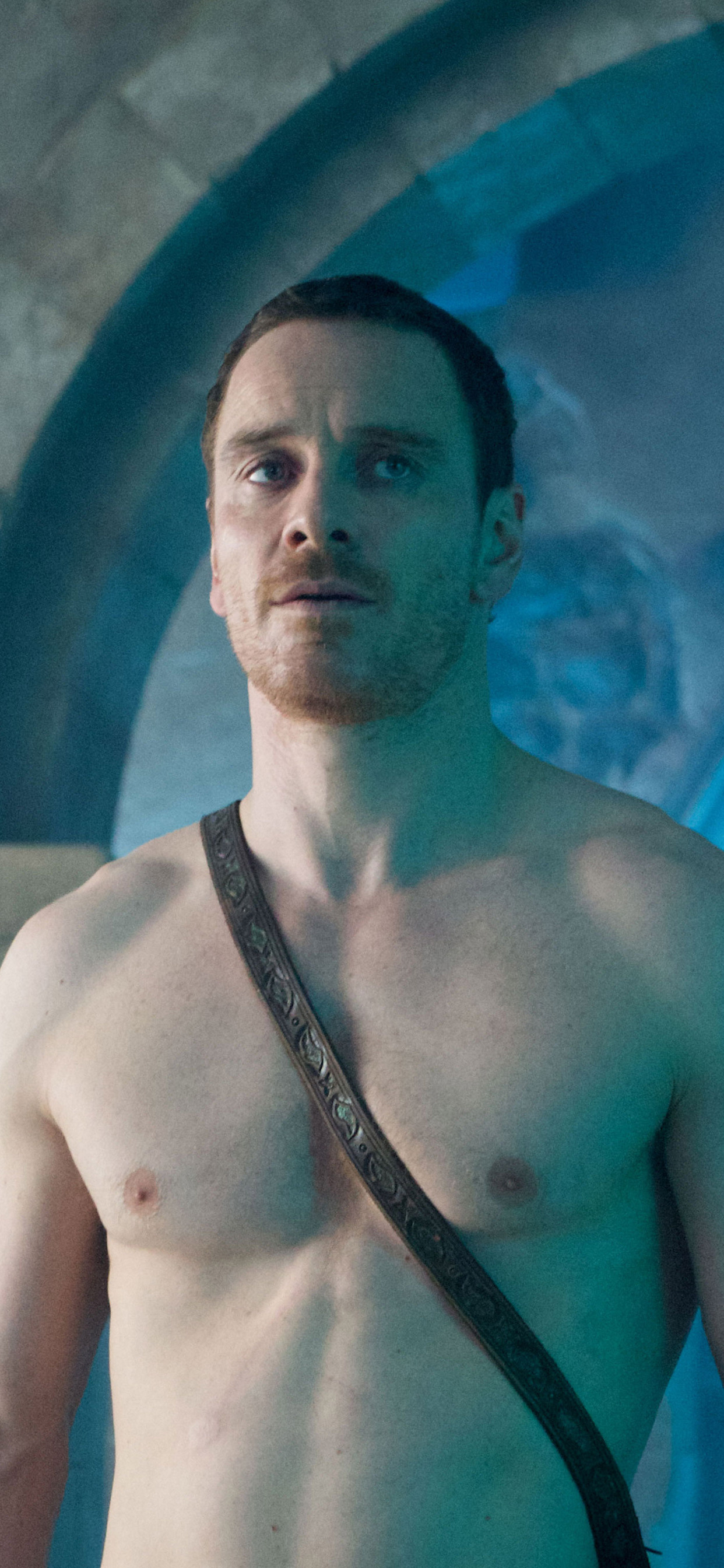 Michael Fassbender, Striking wallpaper, High-quality image, Immersive viewing, 1250x2690 HD Phone