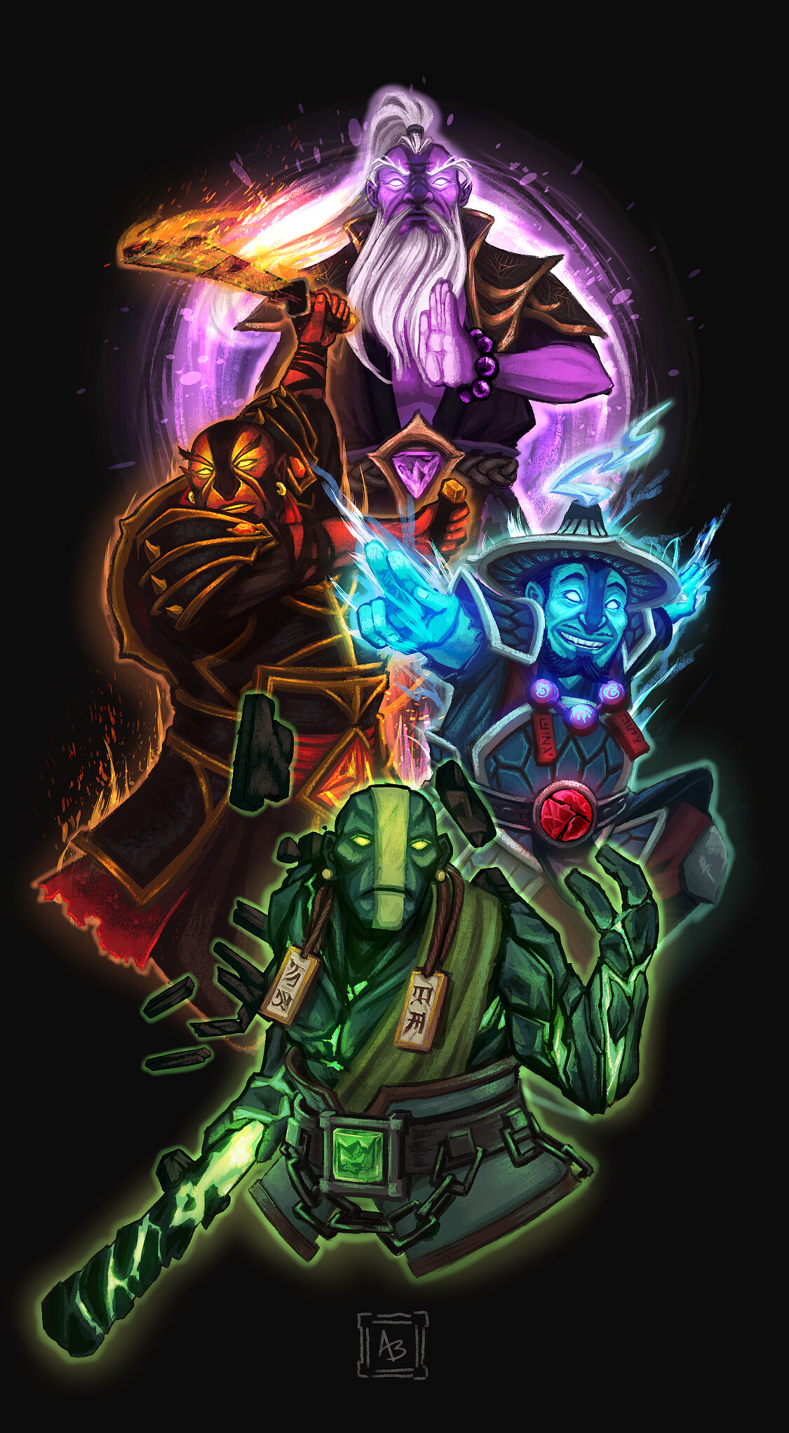 Spirit brothers, Dota 2 Wallpaper, 1130x2050 HD Phone