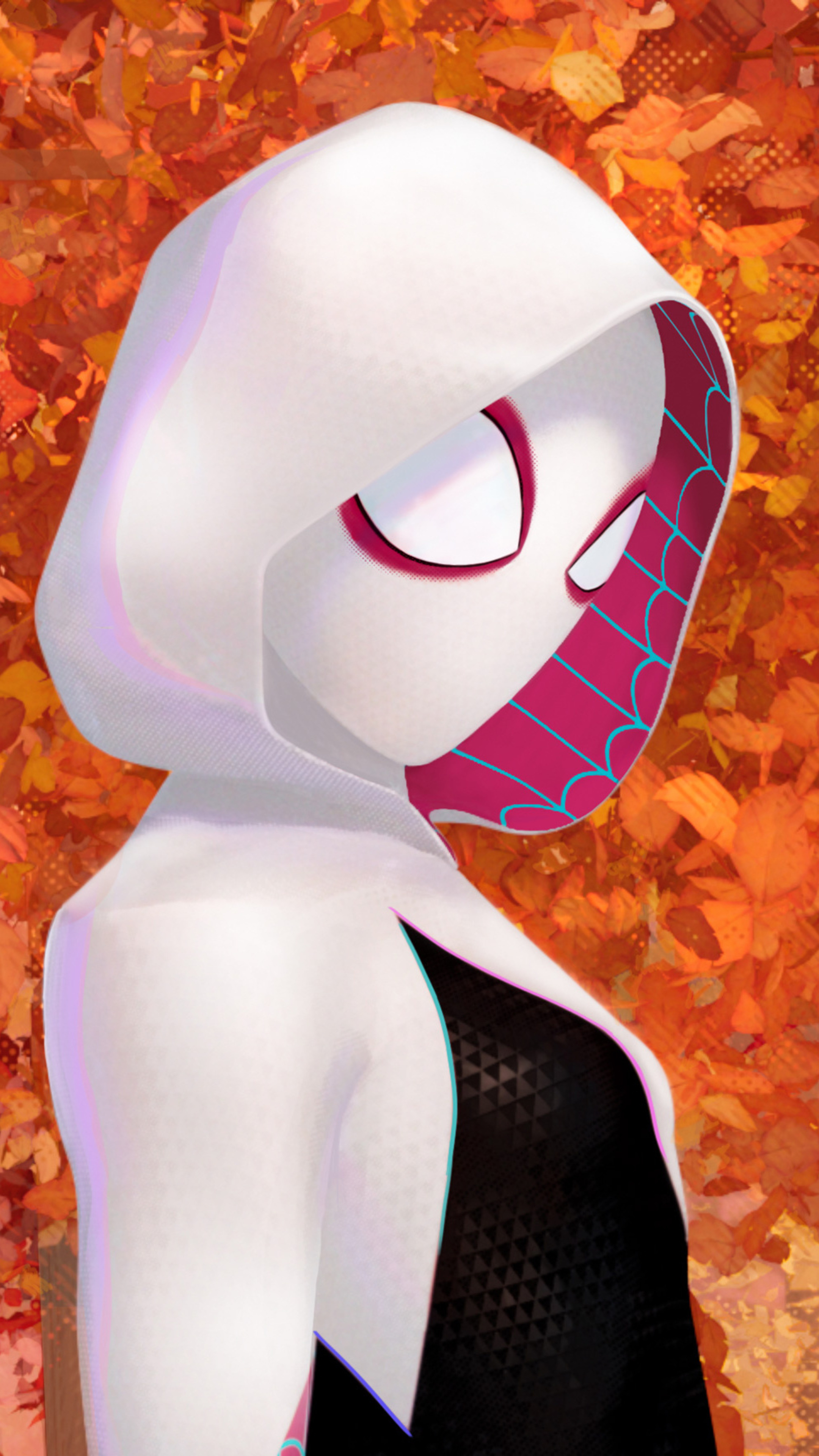 Spider-Verse movie wallpapers, Gwen Stacy's journey, Epic adventure, Astonishing visuals, 2160x3840 4K Phone