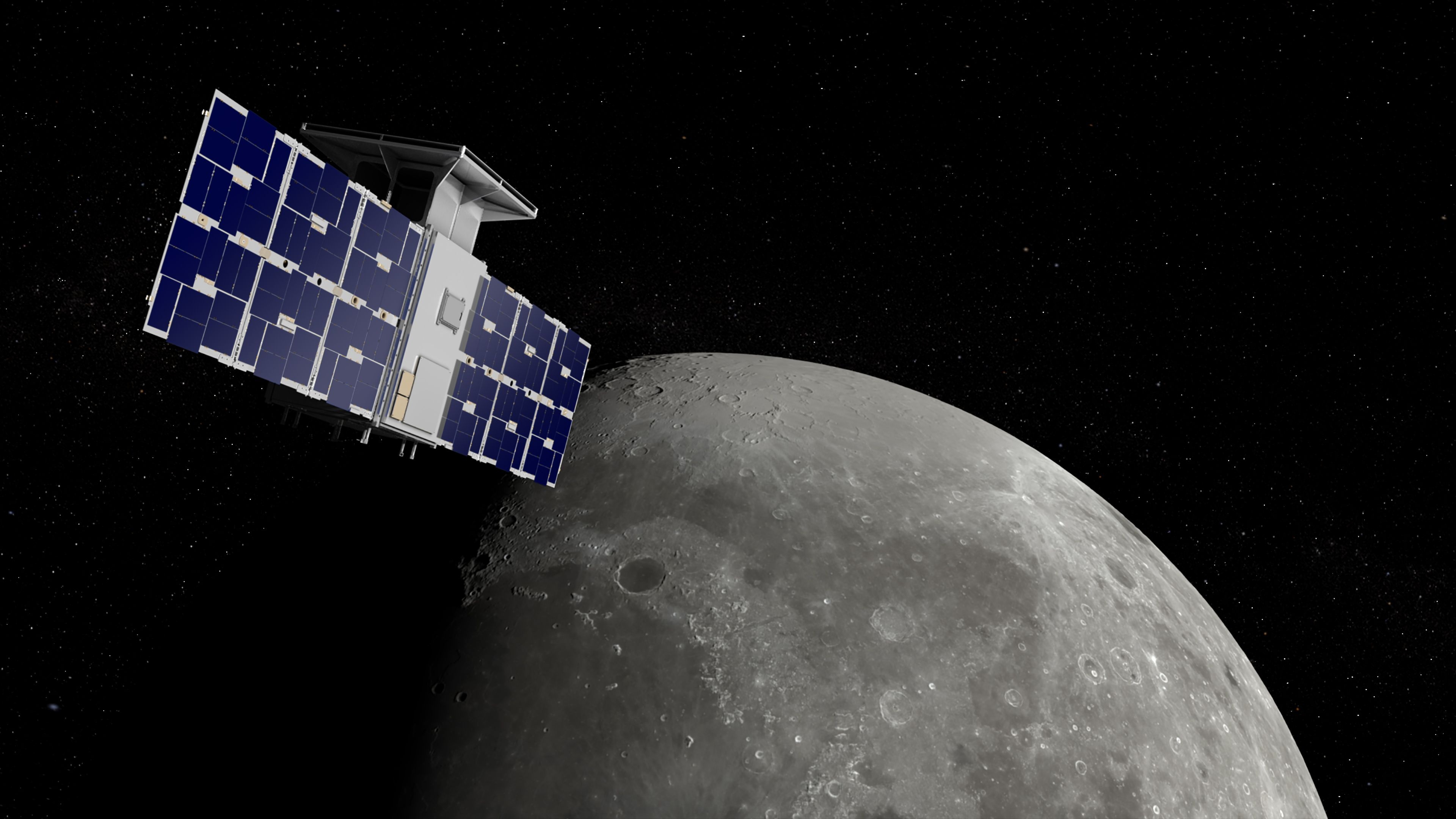 NASA-funded mission, Moon exploration, Cubesat technology, Space journey, 3840x2160 4K Desktop