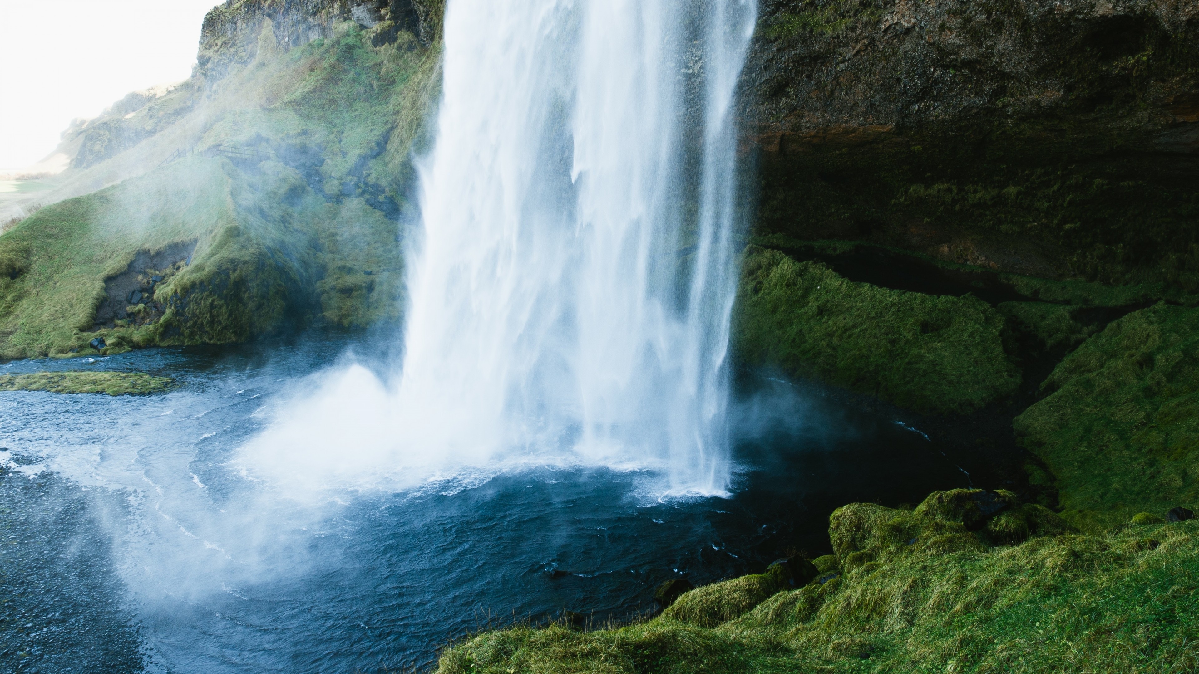 Uganda travels, Waterfall, 5K 4K wallpaper, Nature, 3840x2160 4K Desktop