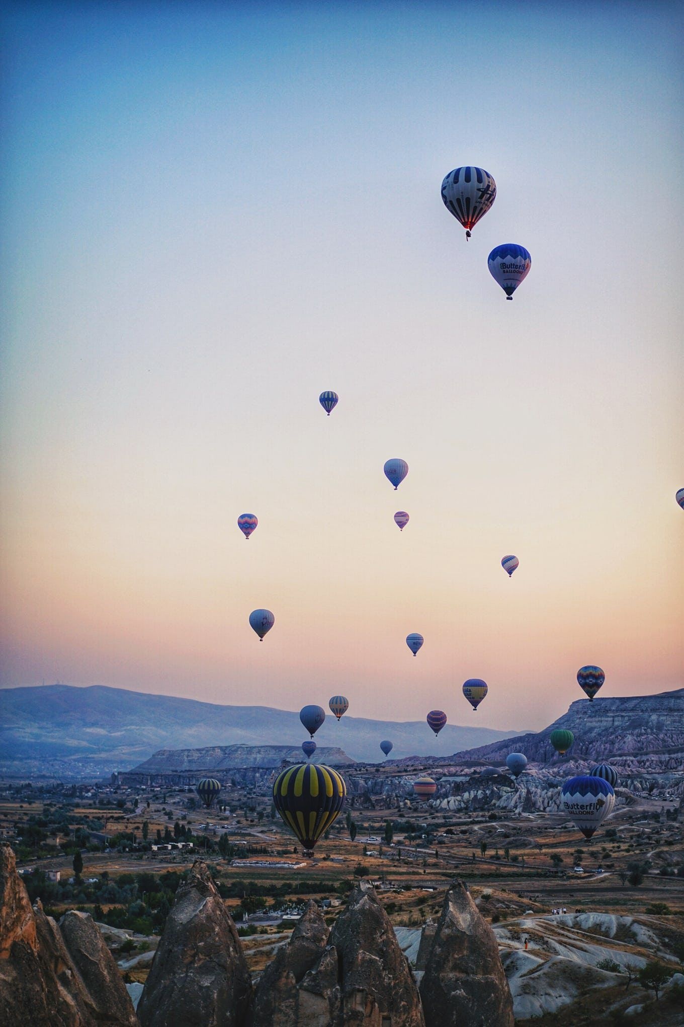 Goreme National Park, Cappadocia Turkey, Wallpaper pictures, Landscapes, 1360x2040 HD Phone