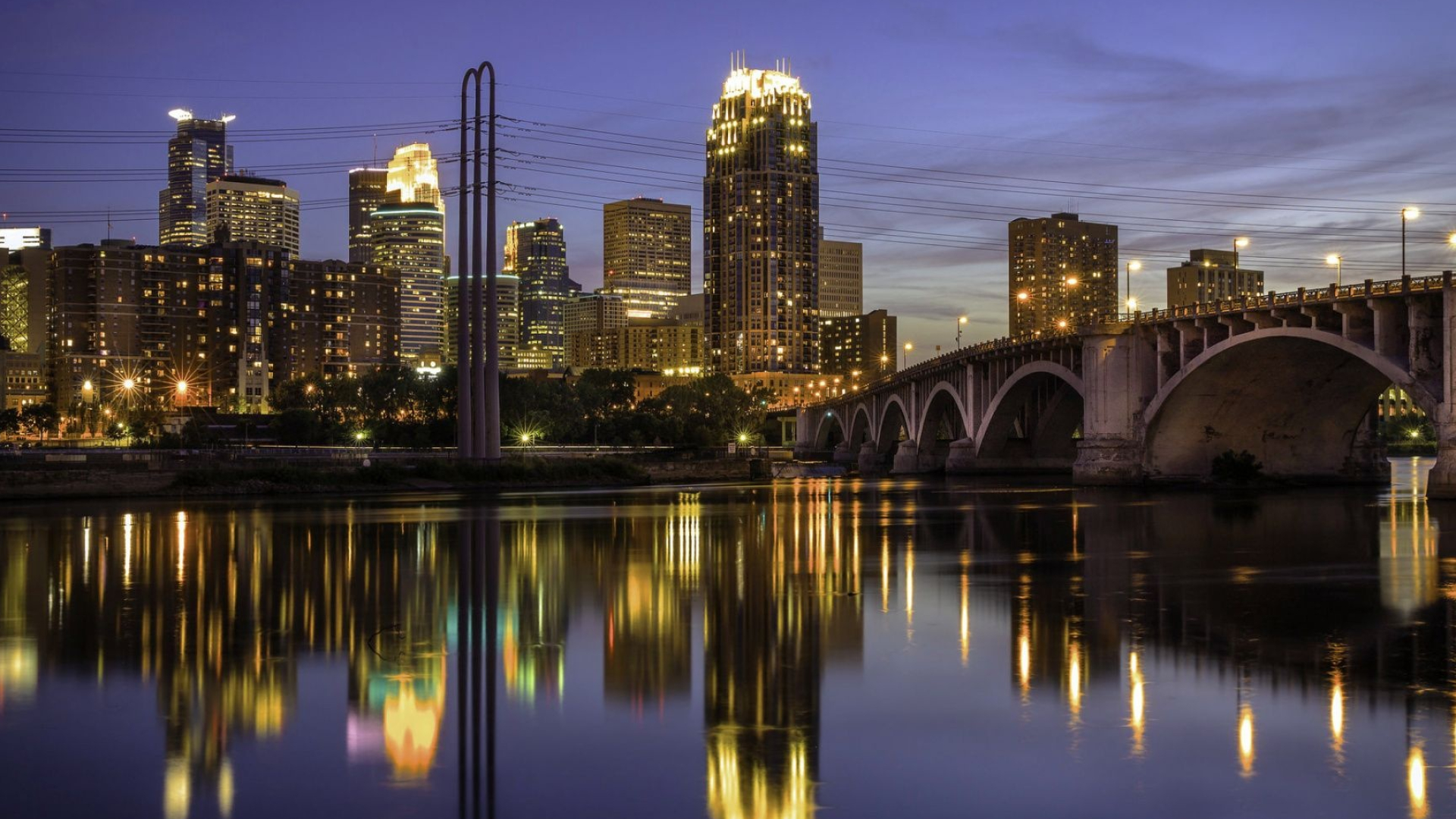 Minneapolis Skyline, Minnesota wallpapers, 14, 1920x1080 Full HD Desktop