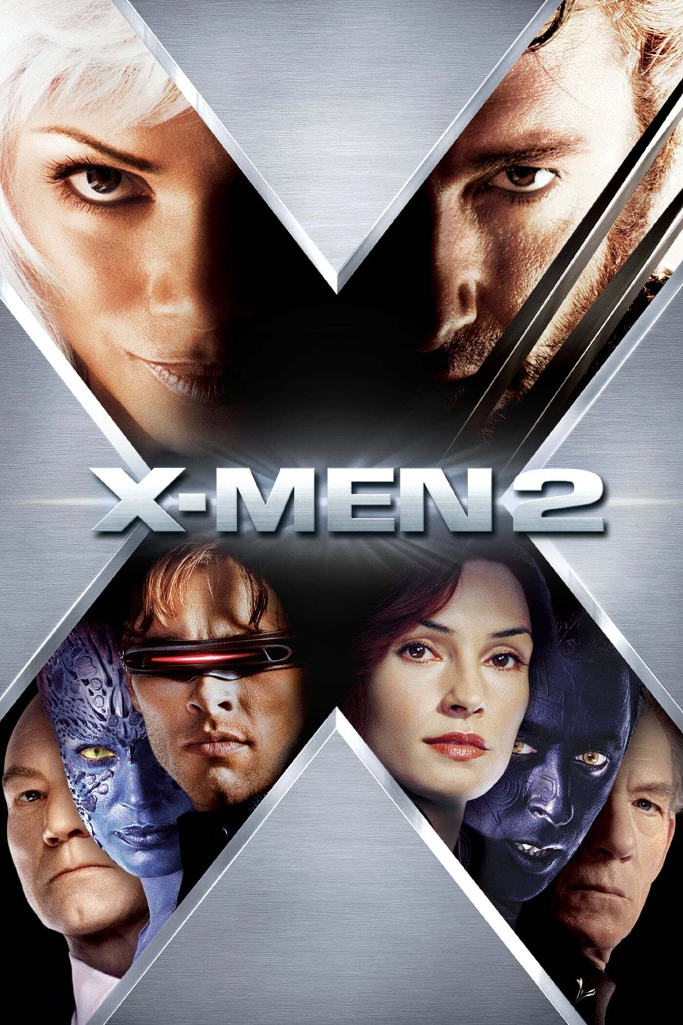 X2: X-Men United, Movie posters, Thriller, Sequel, 1400x2100 HD Phone