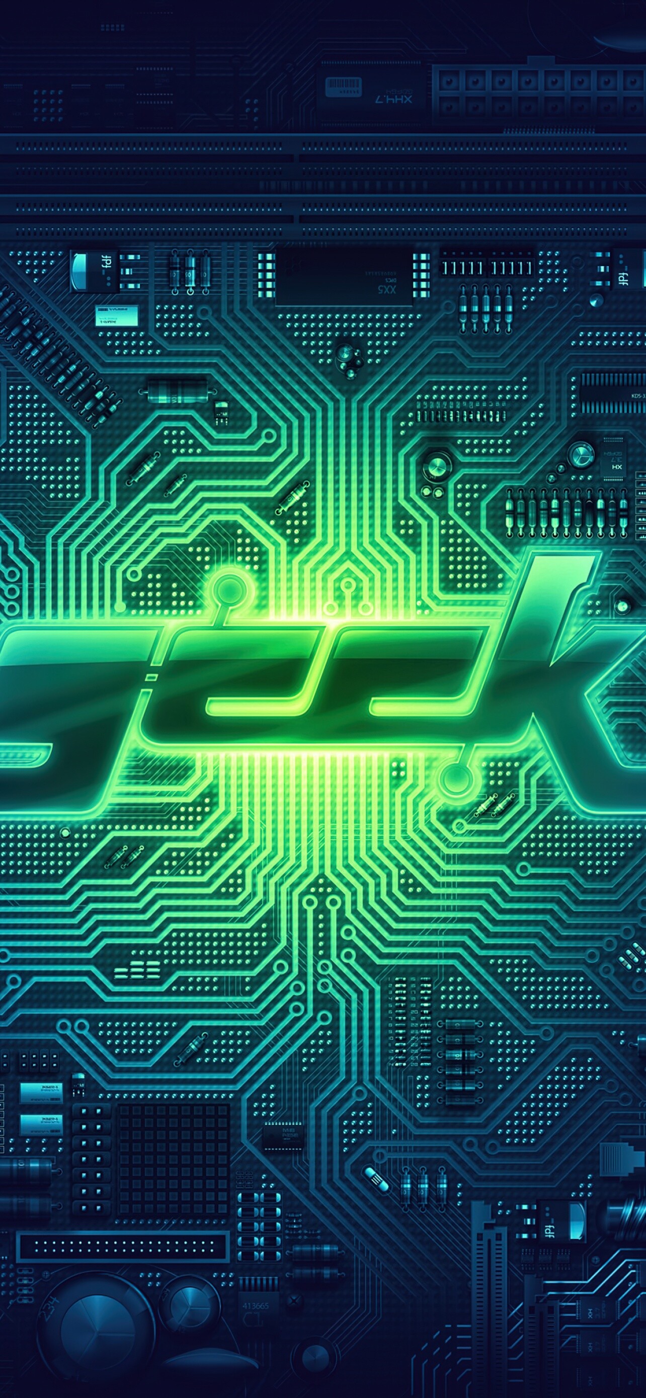 Circuit board, Geek Wallpaper, 1290x2780 HD Phone