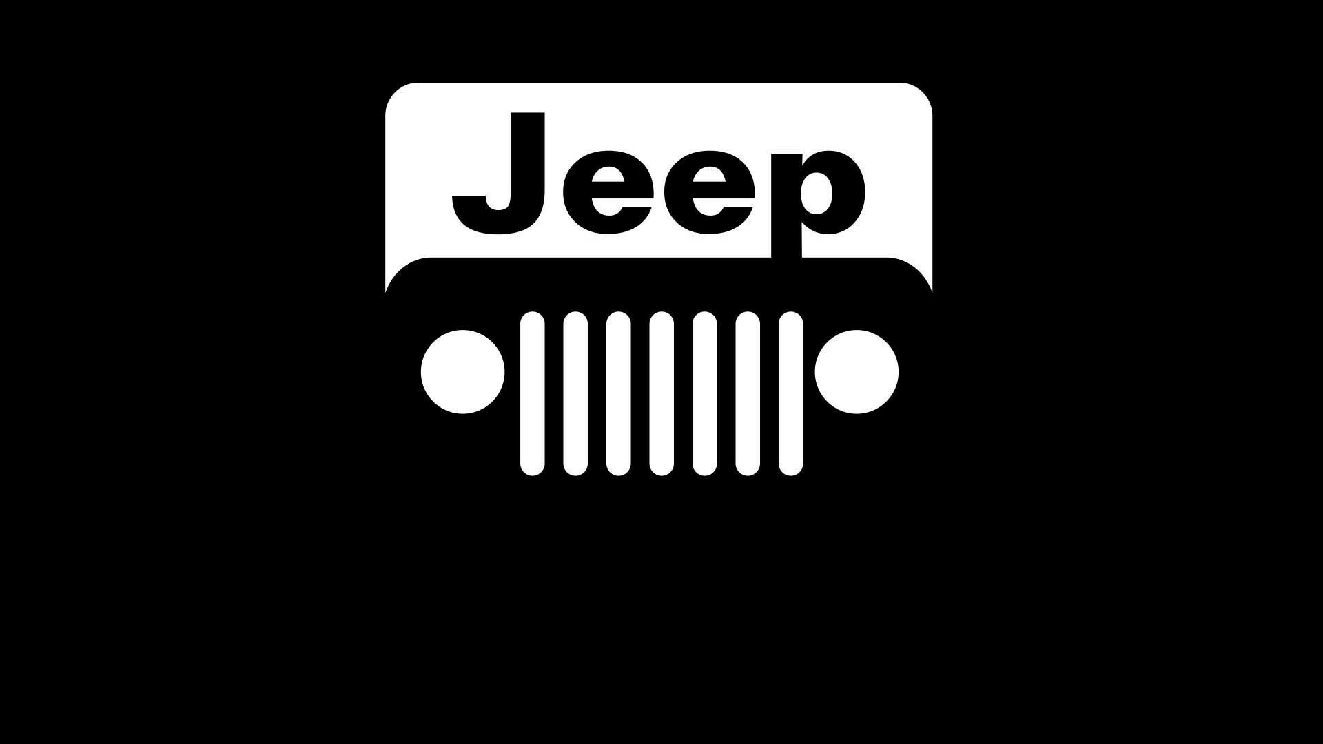 Black jeep logo, HD wallpaper, High resolution, Pickywallpapers, 1920x1080 Full HD Desktop