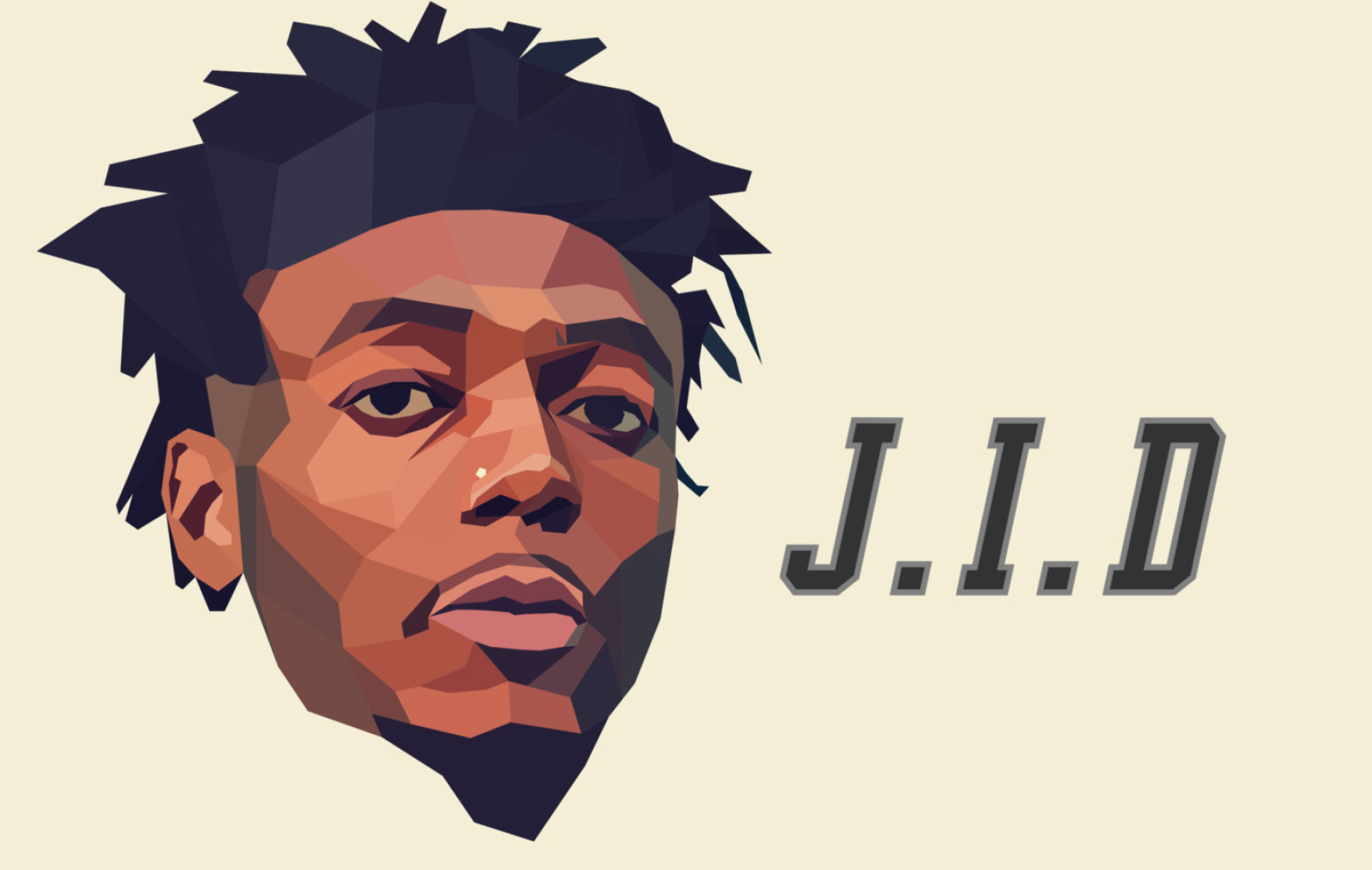 JID, Artistic portrait, Visual representation, 1920x1220 HD Desktop