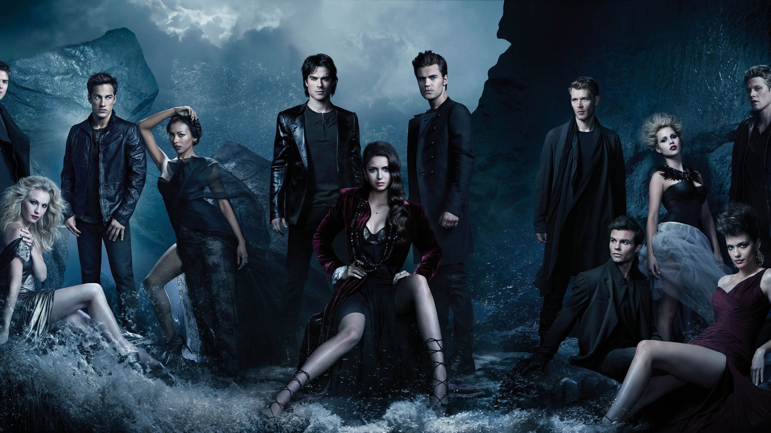 Vampire Diaries series, Desktop wallpapers, Customizable backgrounds, Eerie vibes, 2560x1440 HD Desktop