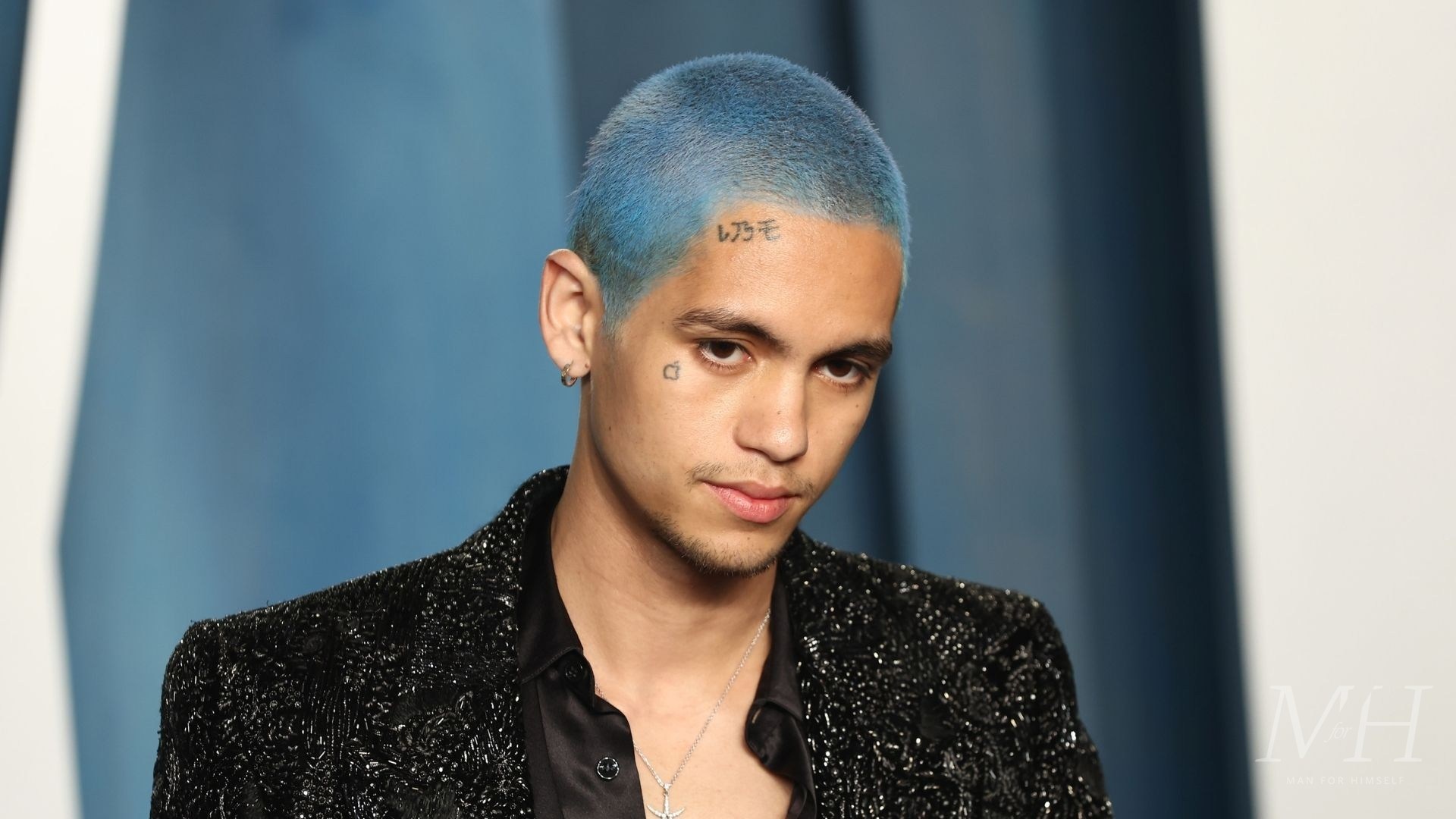 Dominic Fike (Music), Blue buzzcut, Man for himself, 1920x1080 Full HD Desktop