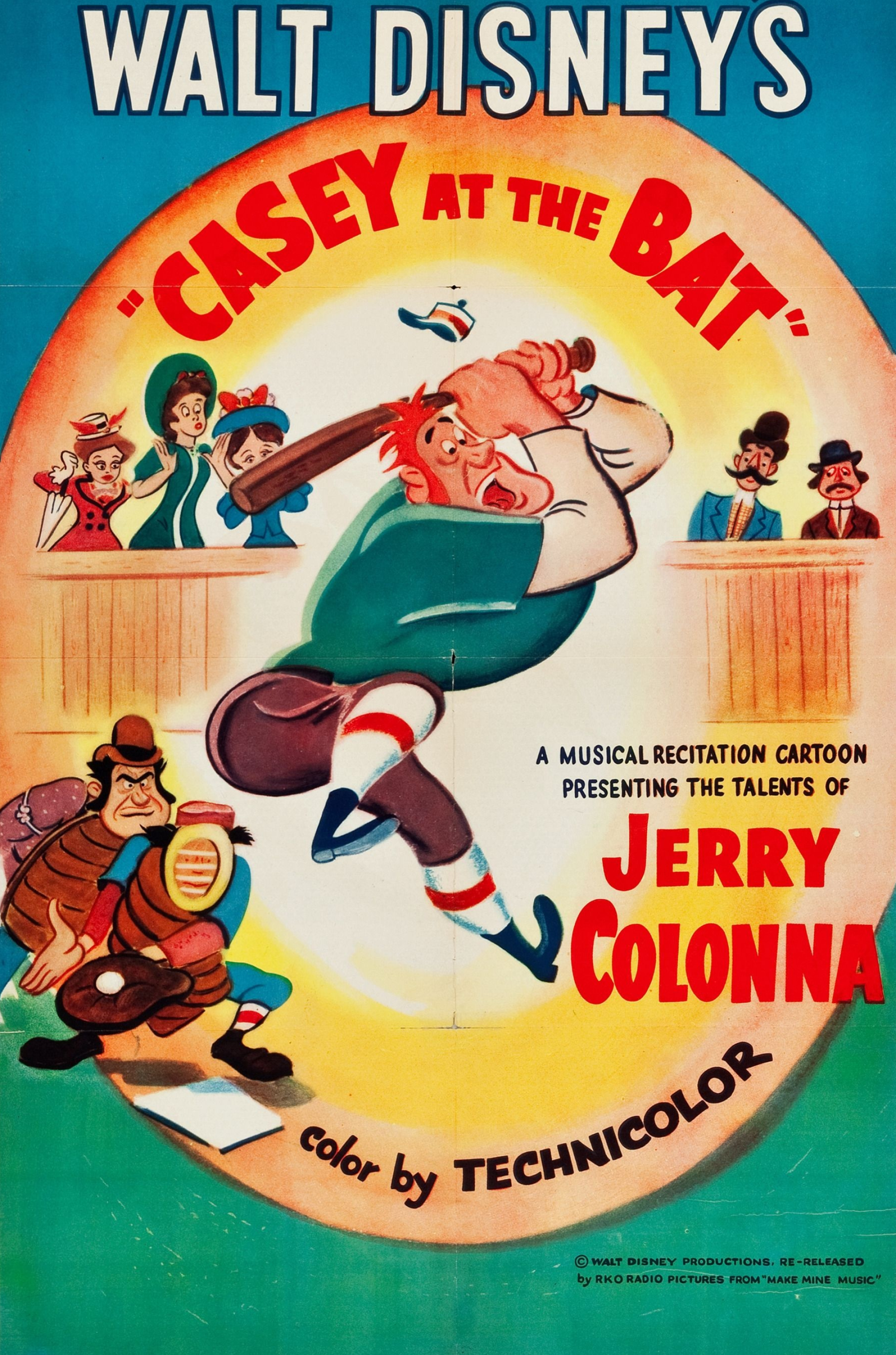 Walt Disney, Casey at the Bat, Classic movies, Posters, 1990x3000 HD Phone