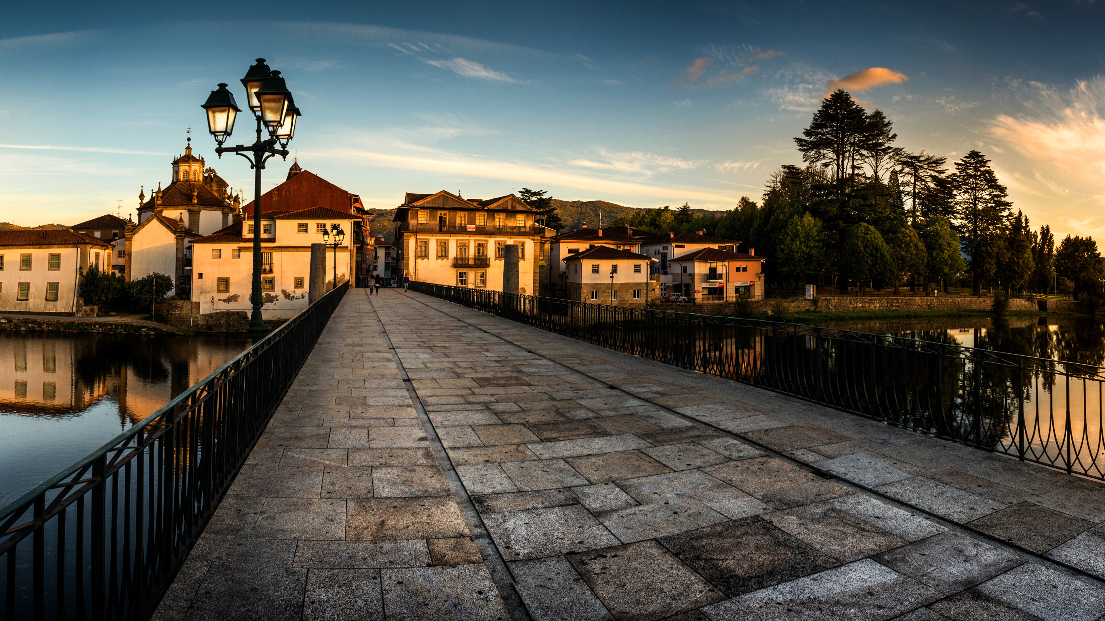 Trajano Bridge, Portugal Wallpaper, 3840x2160 4K Desktop