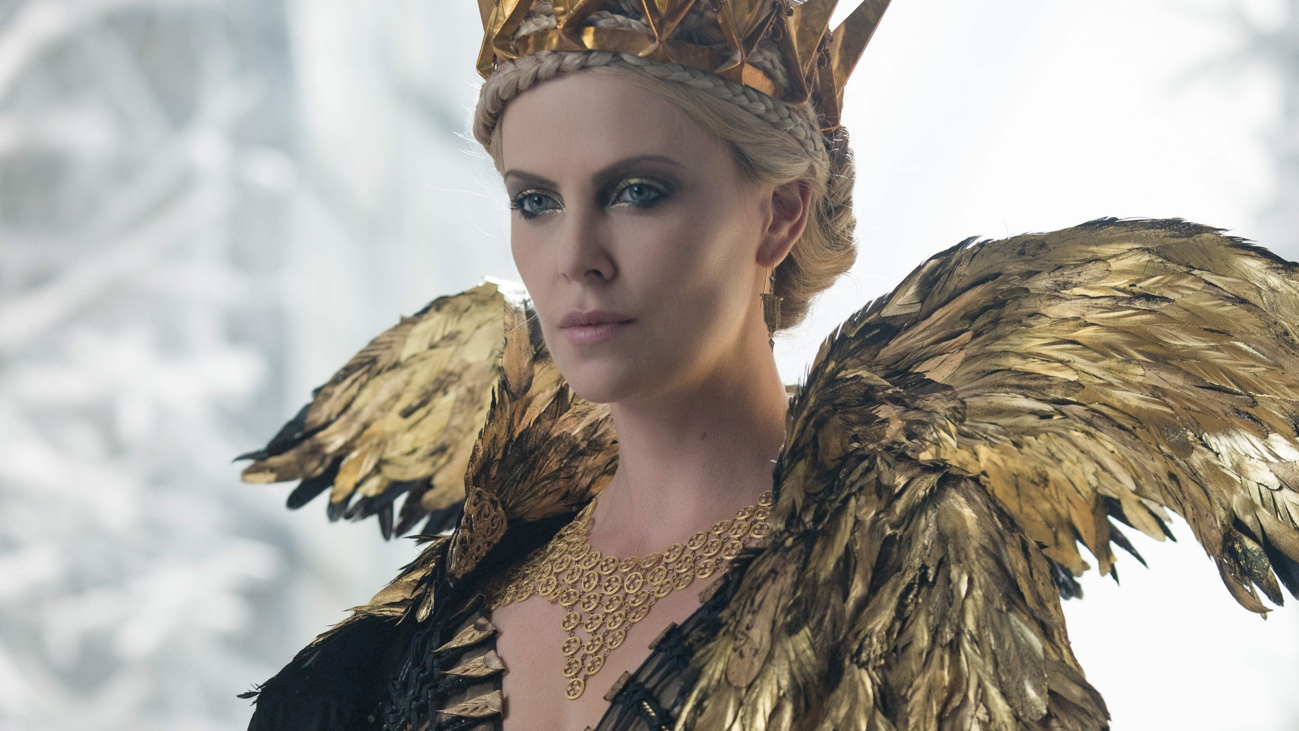 Charlize Theron, Ravenna, The Huntsman sequel, Movie posters, 2560x1440 HD Desktop