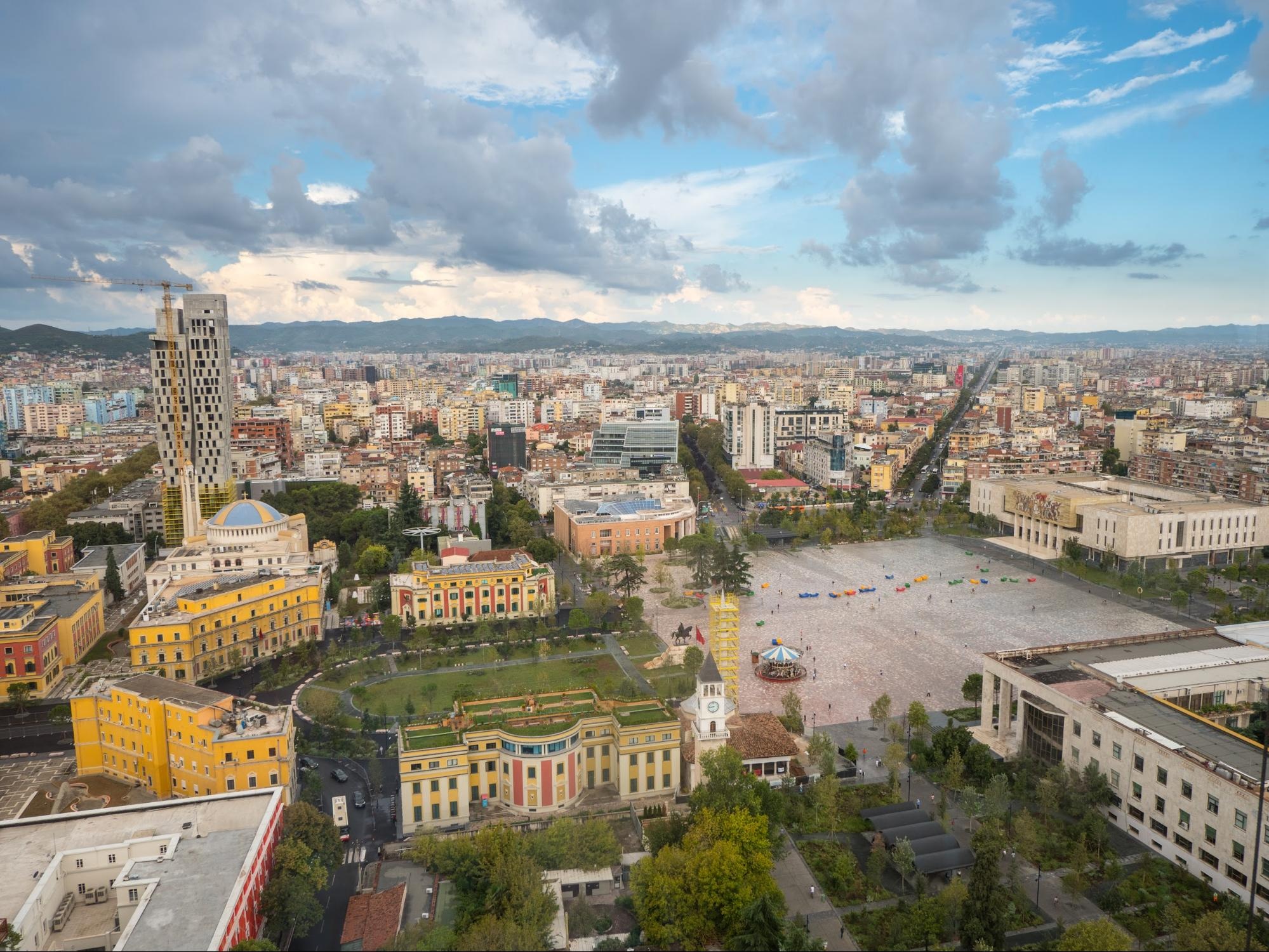 Tirana, Albanian capital, Vibrant city, Zoey Sellers, 2000x1500 HD Desktop