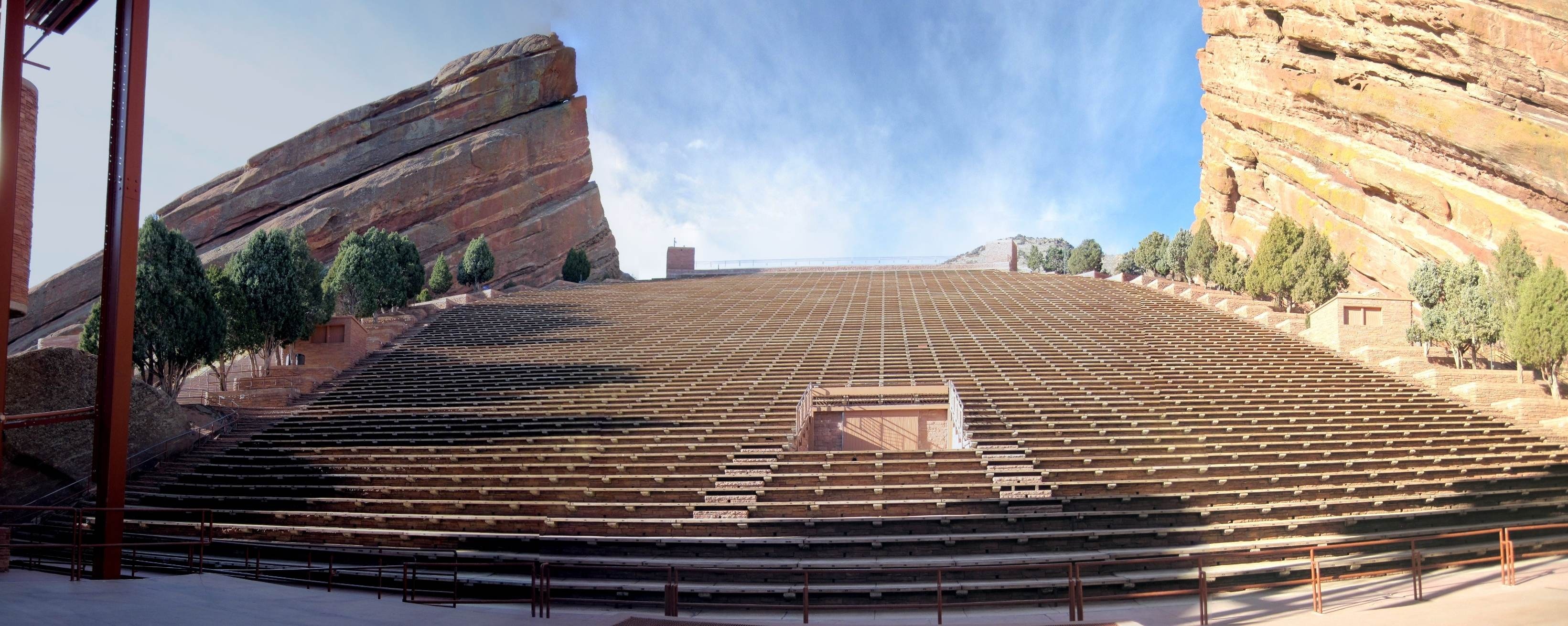 Seatings, Red Rocks Amphitheatre Wallpaper, 3290x1320 Dual Screen Desktop