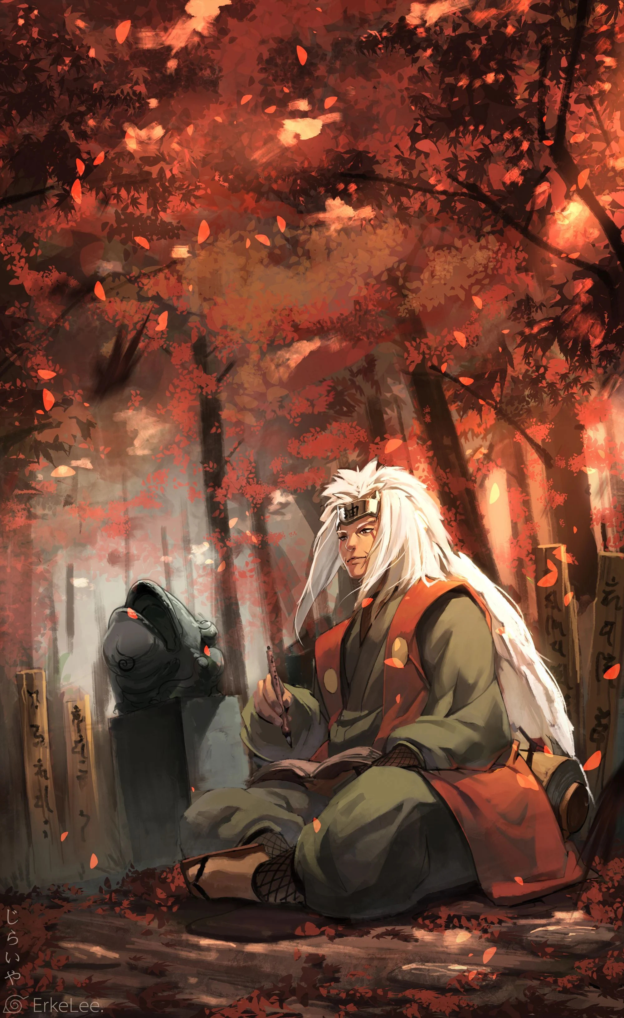 Artwork, Jiraiya Wallpaper, 2000x3260 HD Phone