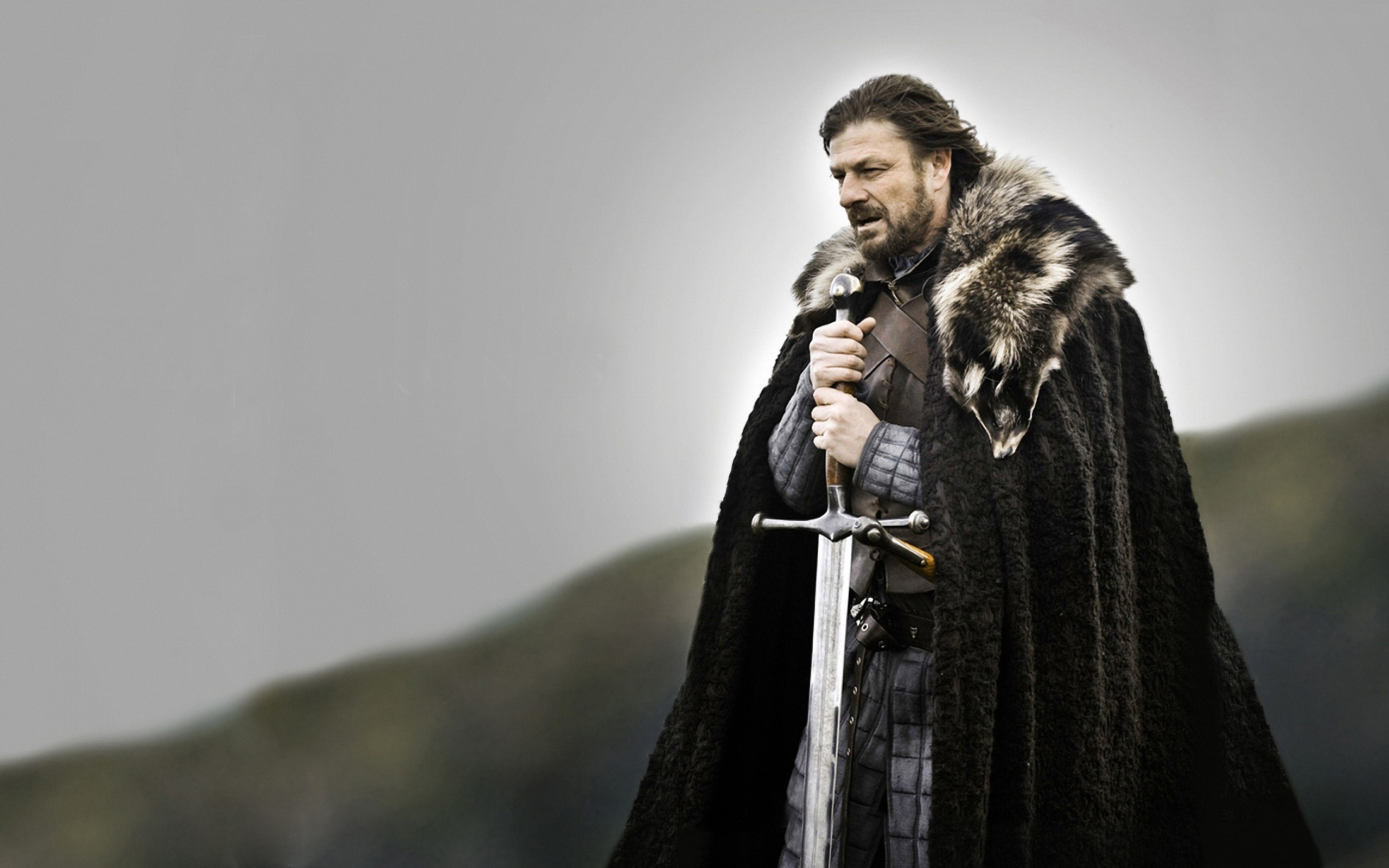 Sean Bean, Winter season, Fantasy art, Warriors series, 2560x1600 HD Desktop