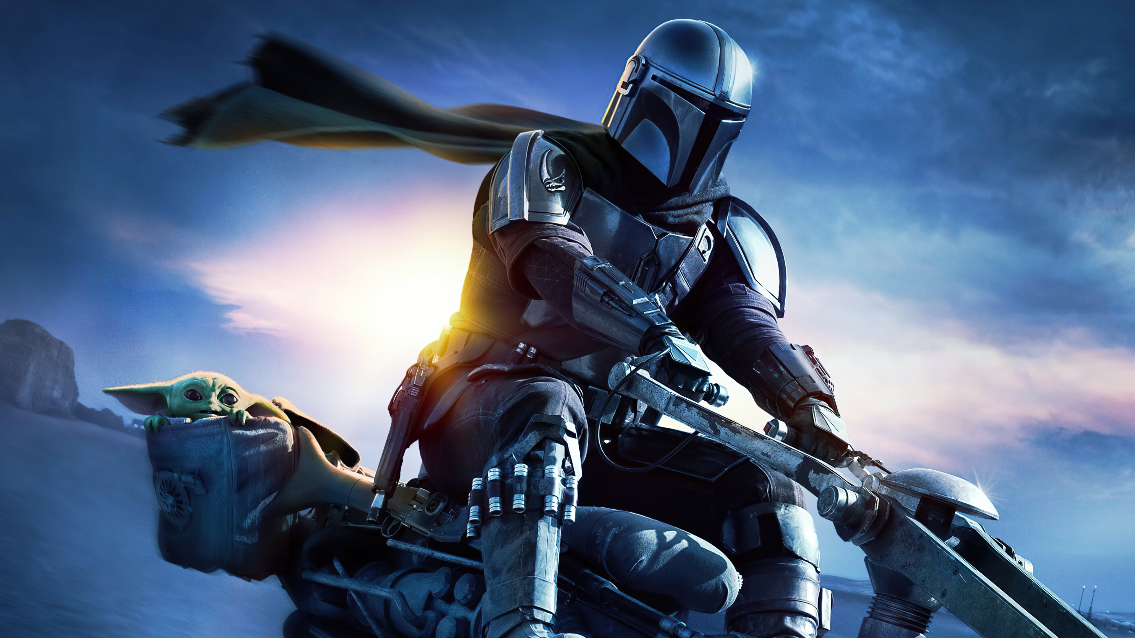 The Mandalorian TV series, Backdrops, Fan-favorite visuals, Movie database, 3840x2160 4K Desktop