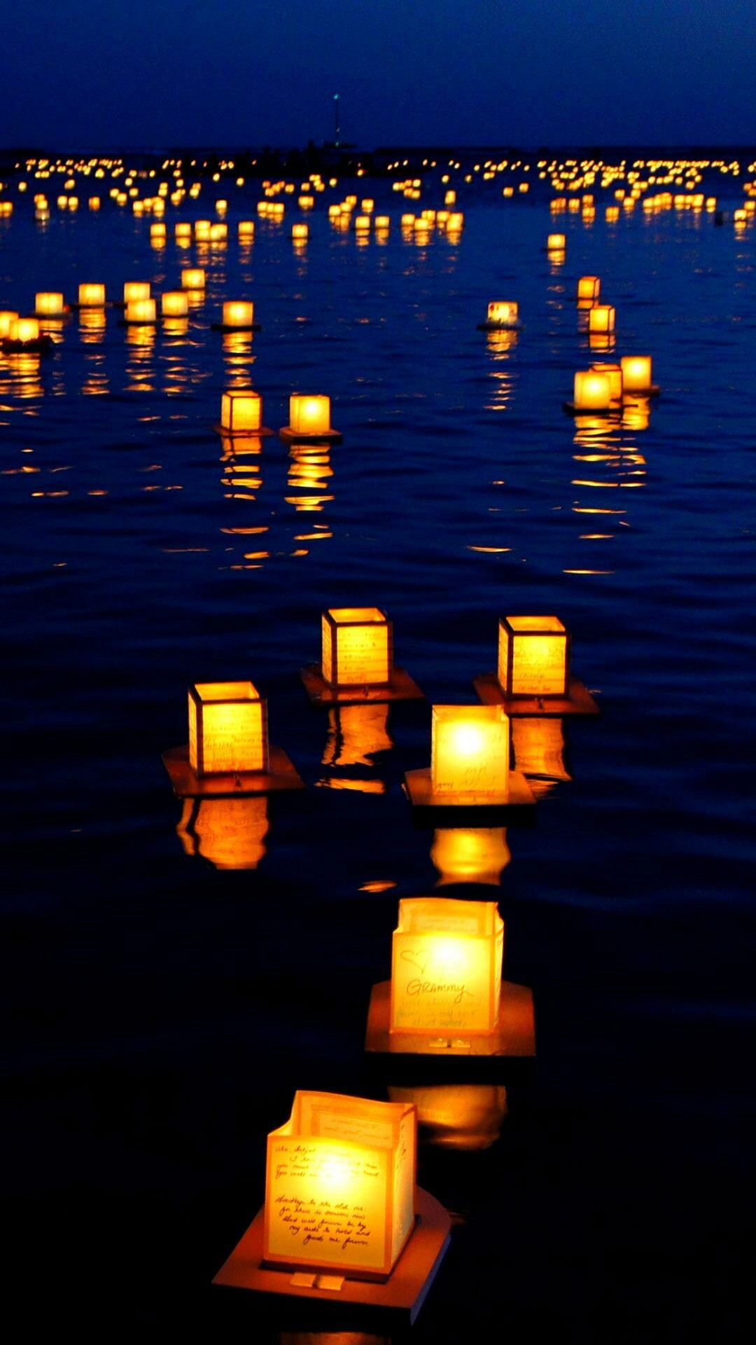 Lantern festival, Festive lights, Night sky, Cultural tradition, 1080x1920 Full HD Phone