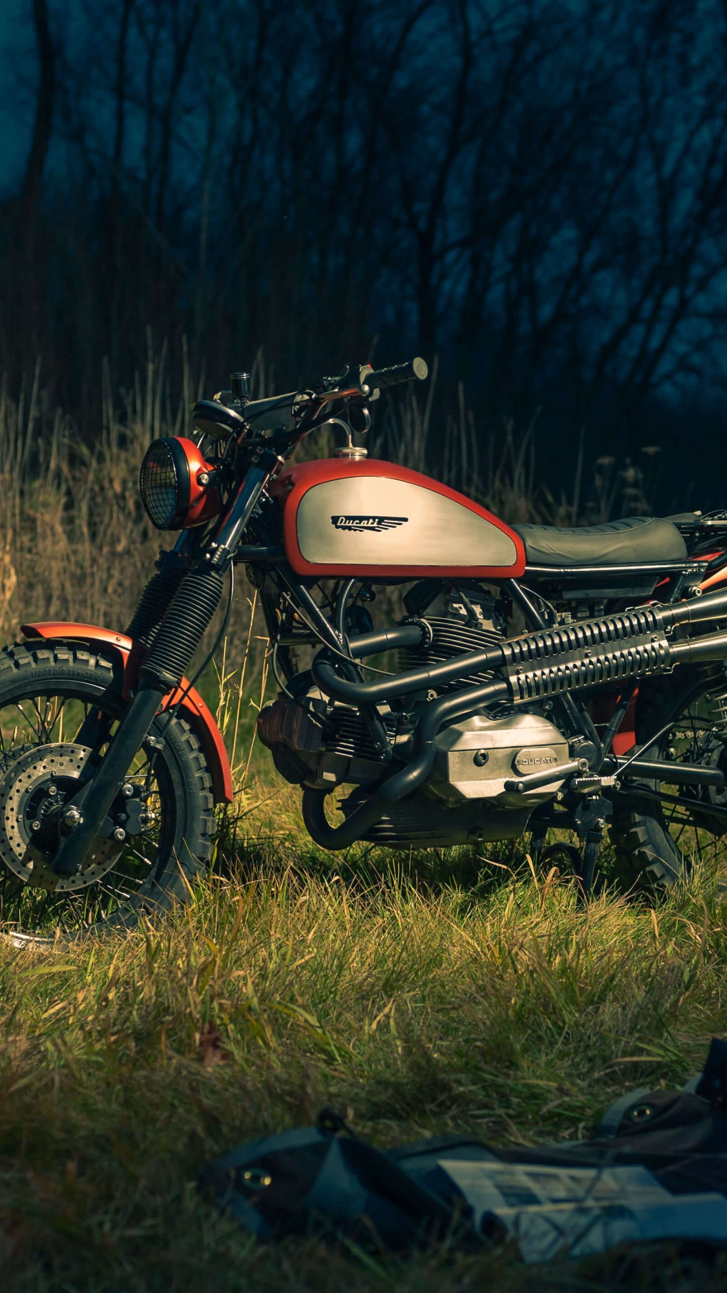 Ducati Scrambler, Stylish backgrounds, Custom bike, Scrambler Icon, 1440x2560 HD Phone